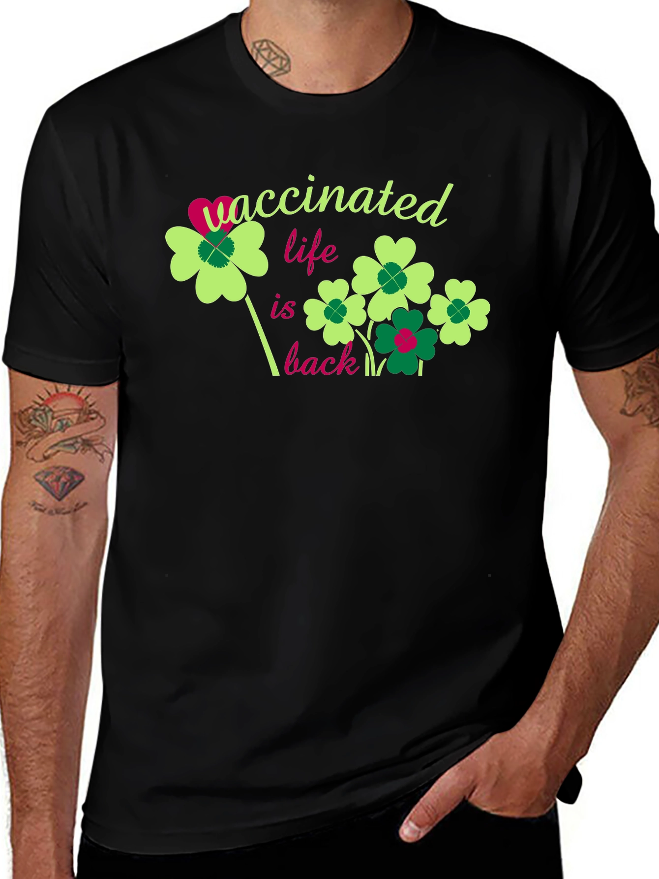 Variant 7 of Vaccinated Life is Back T-Shirt