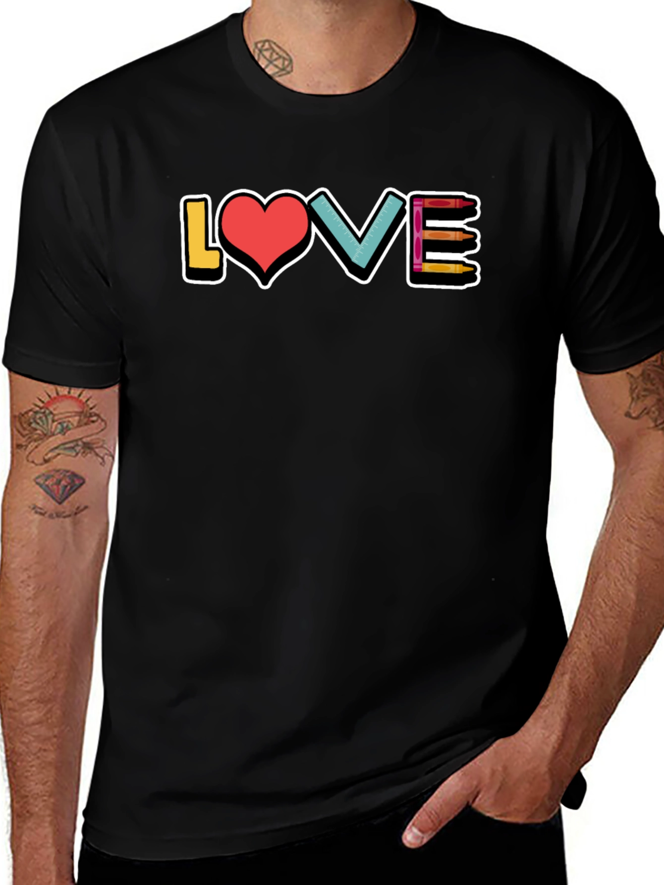 Variant 9 of LOVE T-Shirt - Colorful Graphic Tee