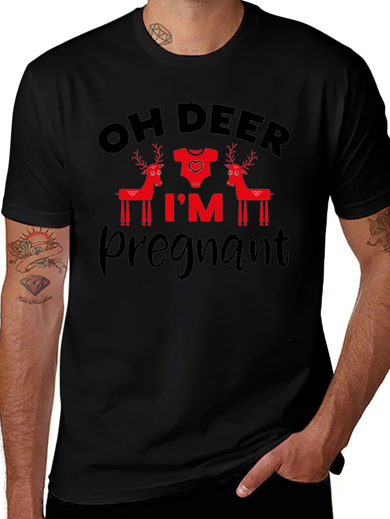 Variant 14 of Oh Deer I'm Pregnant T-Shirt