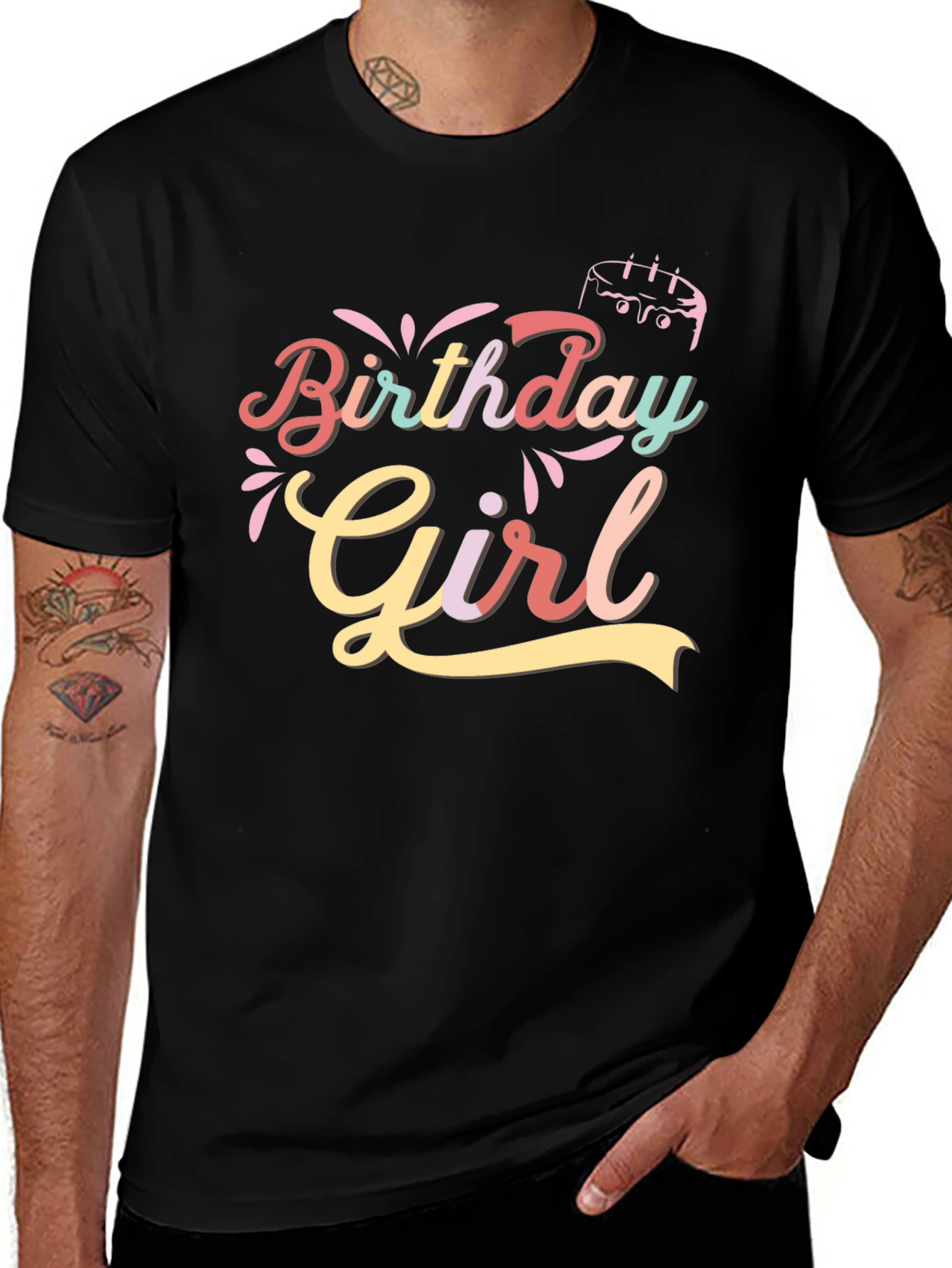 Variant 9 of Birthday Girl Graphic Tee - Stylish Party Shirt