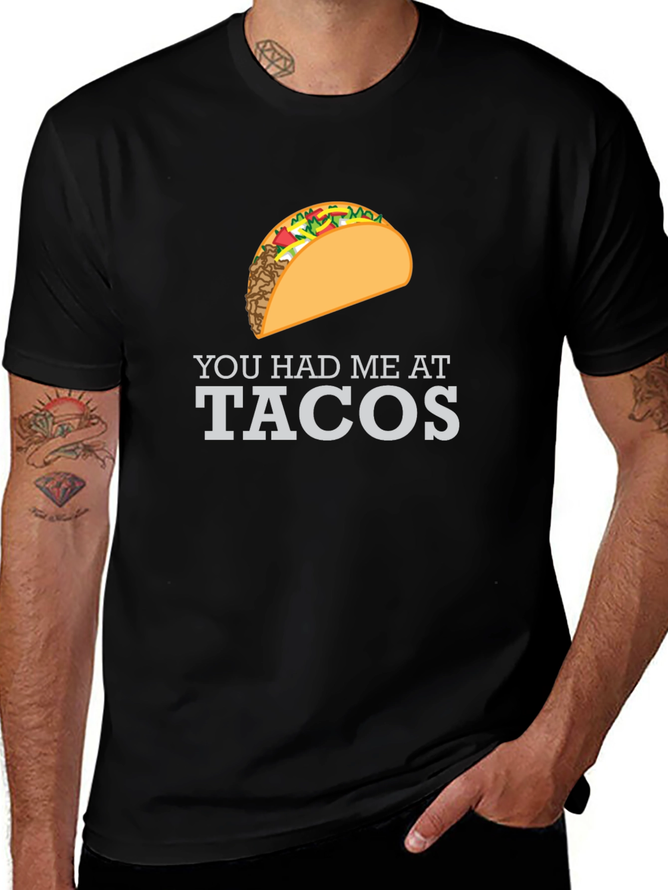 Variant 8 of You Had Me At Tacos Graphic T-Shirt