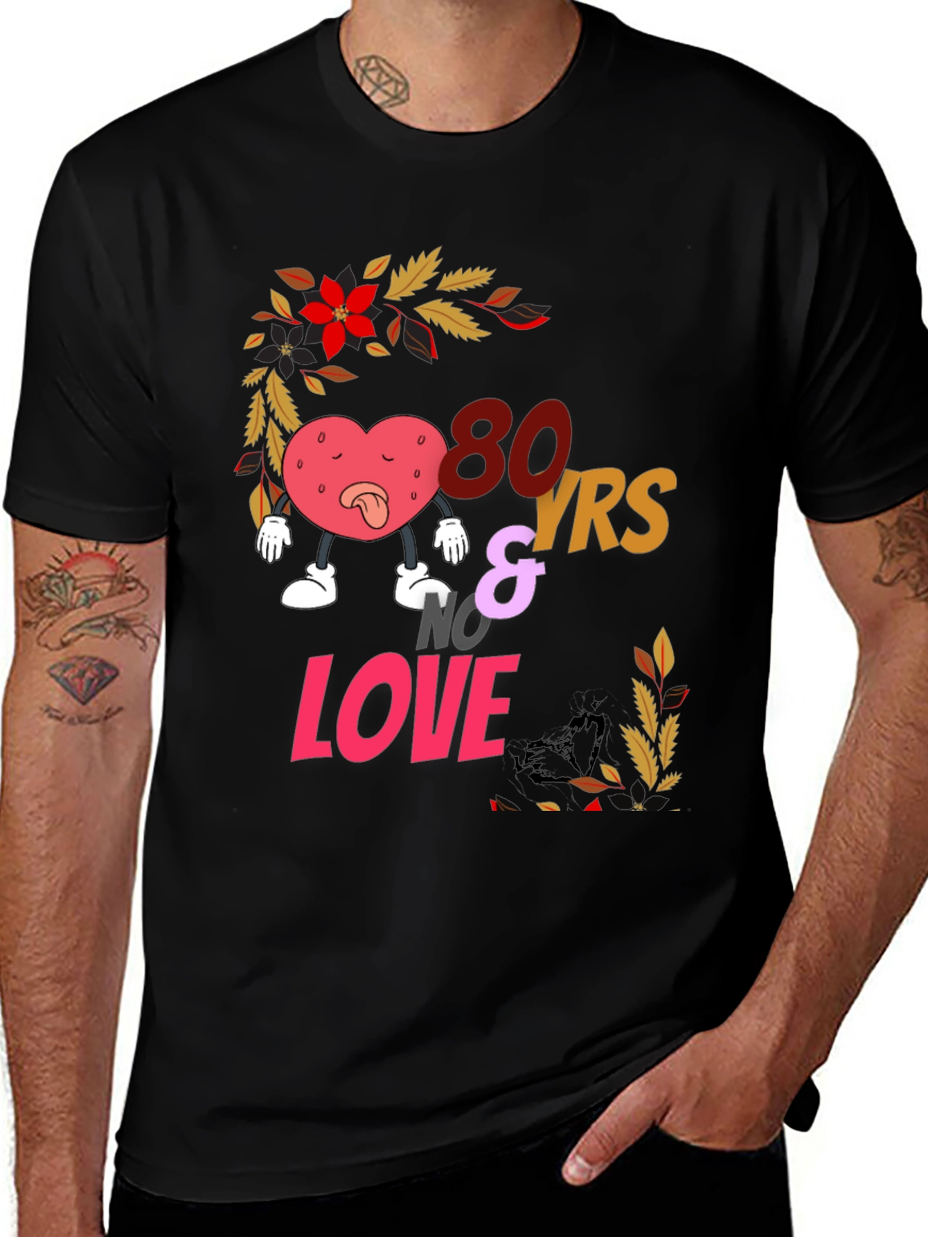 80 Yrs of Love Tee - Anniversary Gift