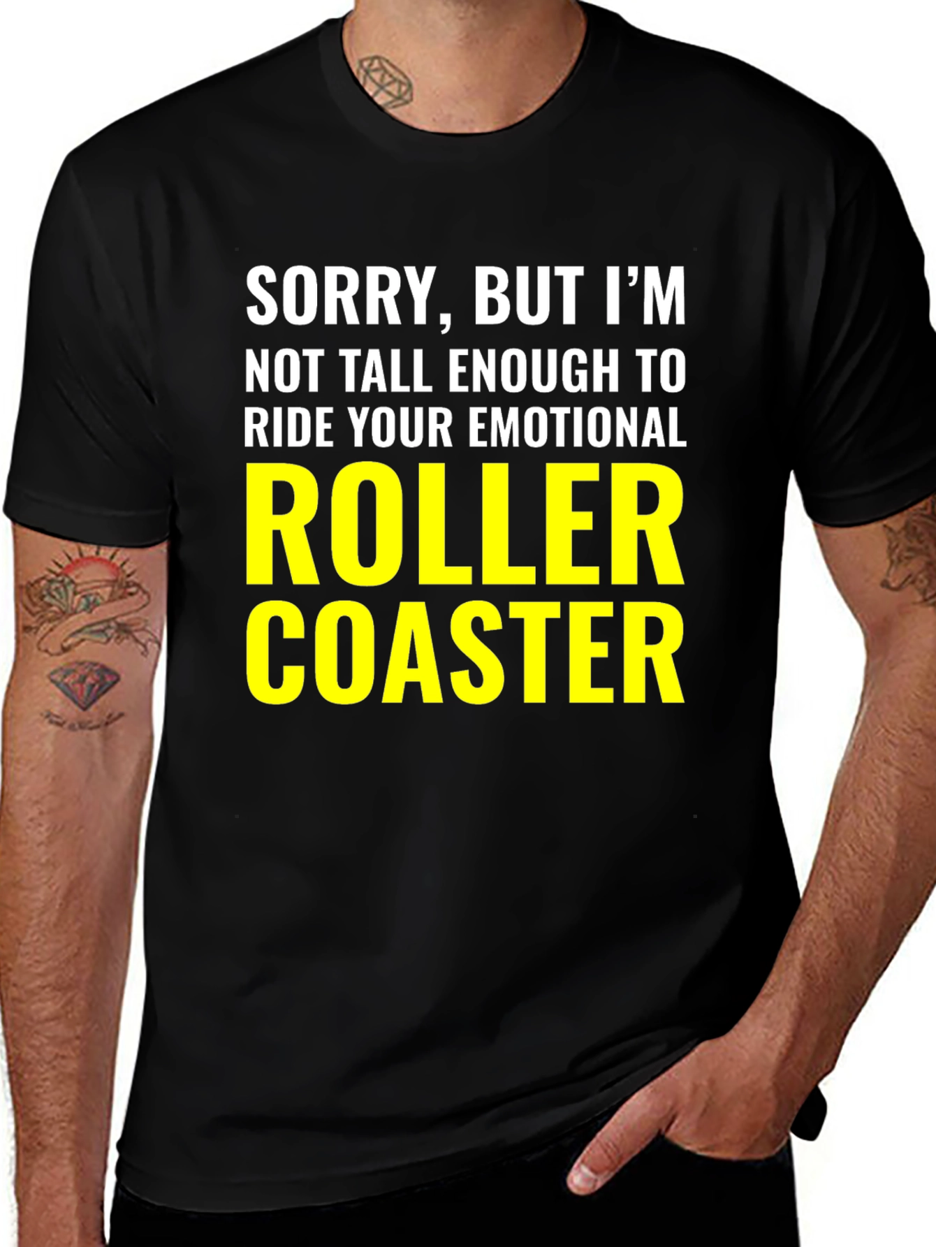 Variant 11 of Emotional Roller Coaster Graphic Tee