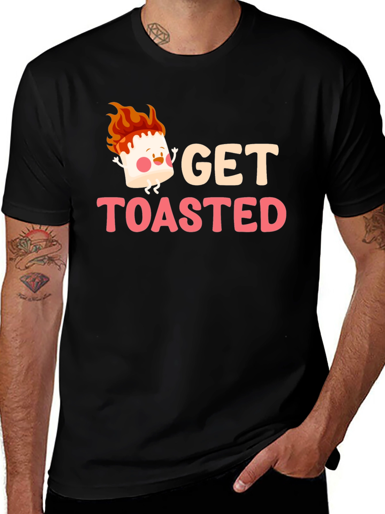 Variant 28 of Get Toasted Funny Graphic Tee