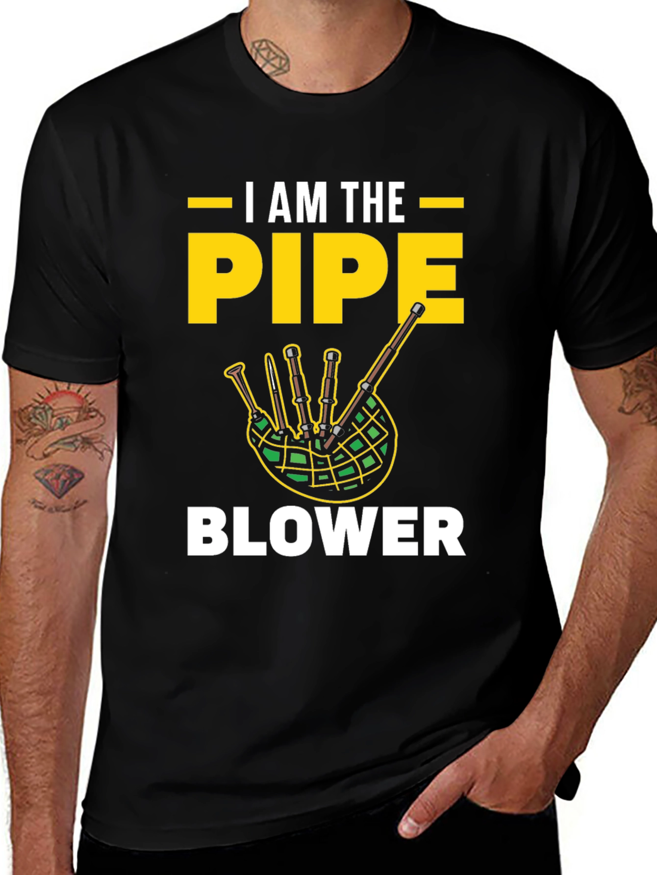 Variant 9 of I AM THE PIPE BLOWER Graphic T-Shirt