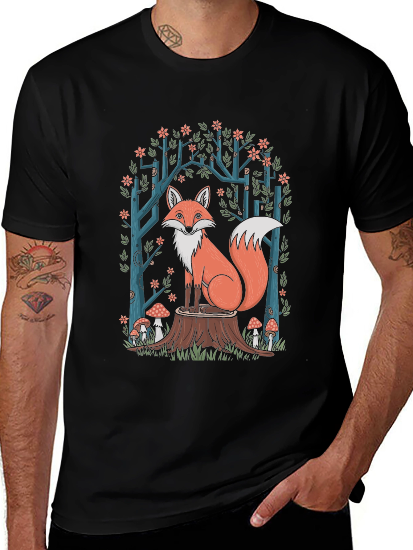 Fox in Woods Graphic Tee