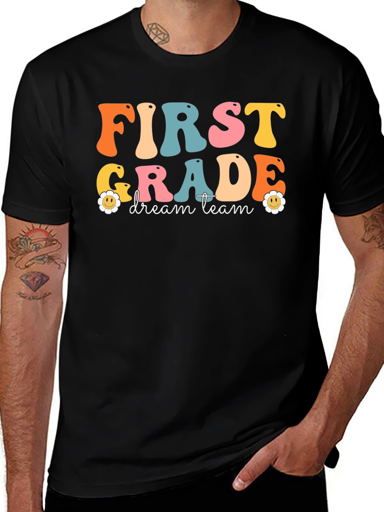 First Grade Dream Team Graphic Tee