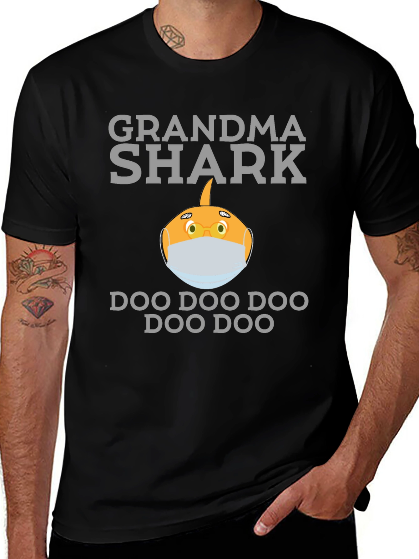 Variant 15 of Grandma Shark Doo Doo T-Shirt - Novelty Graphic Tee