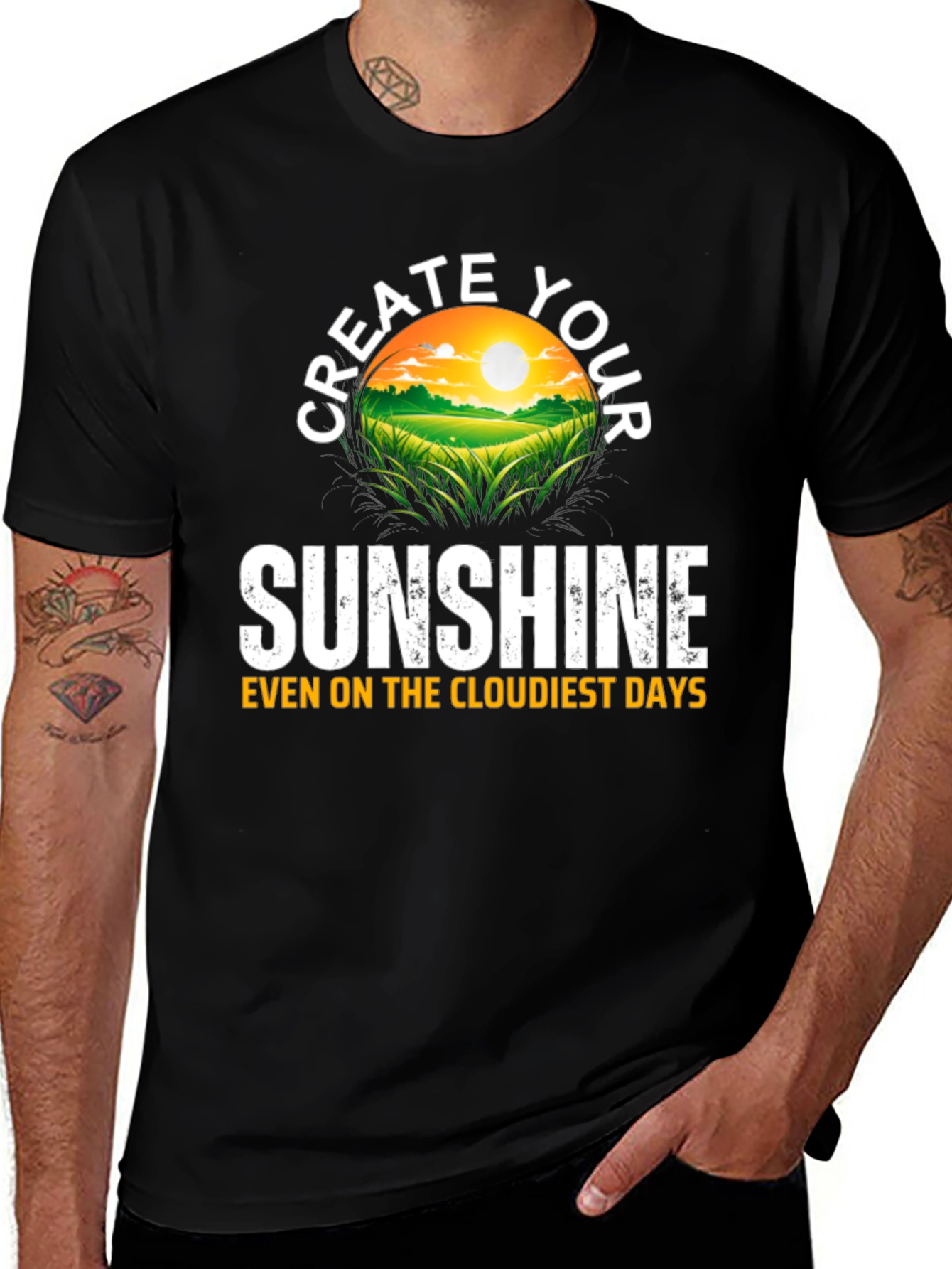 Variant 6 of Create Your Sunshine Graphic Tee