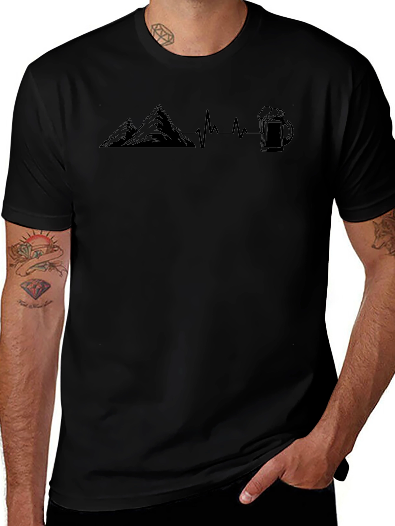 Variant 27 of Mountain Beer Heartbeat T-Shirt