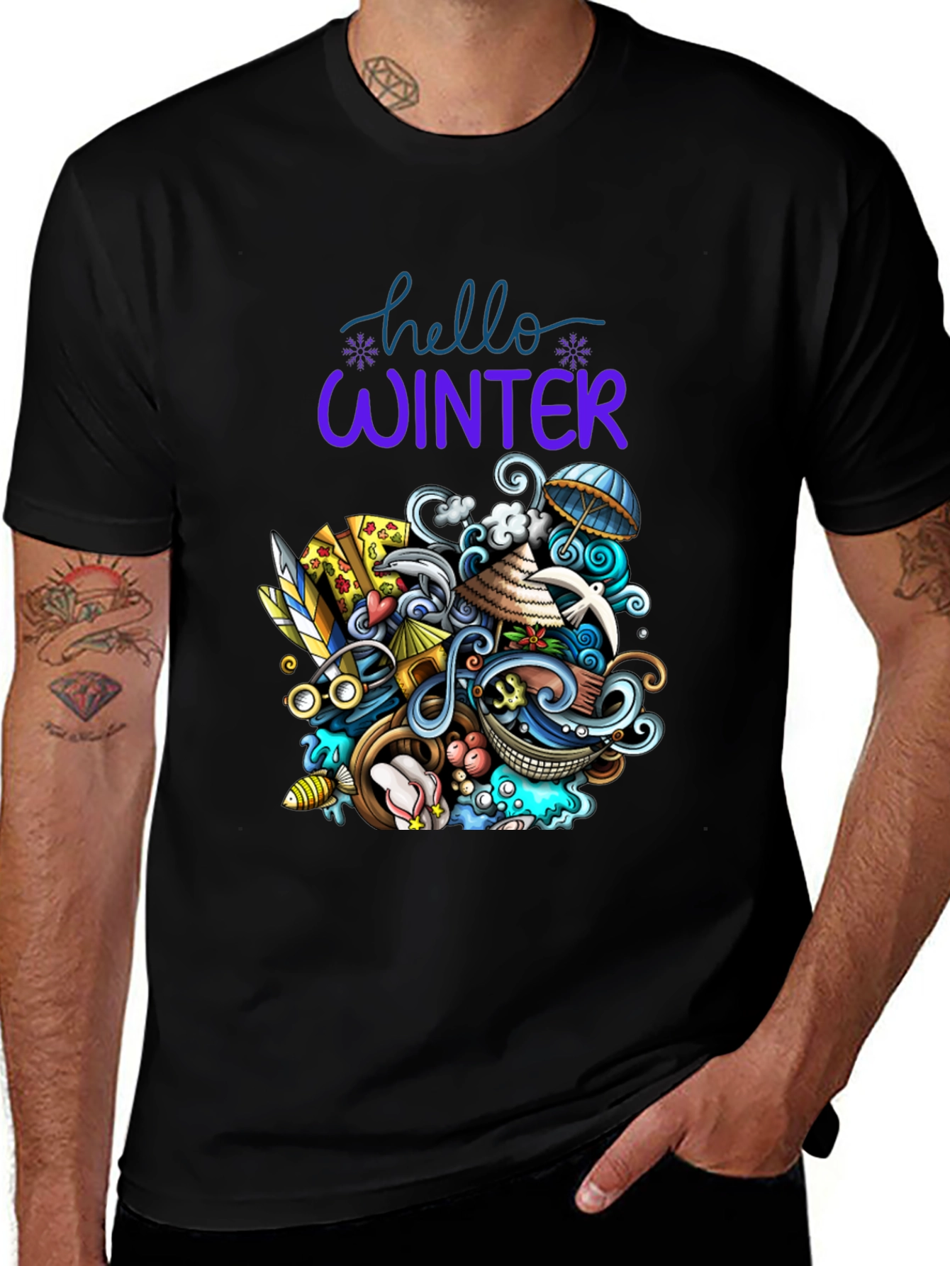 Variant 29 of Hello Winter Graphic Tee
