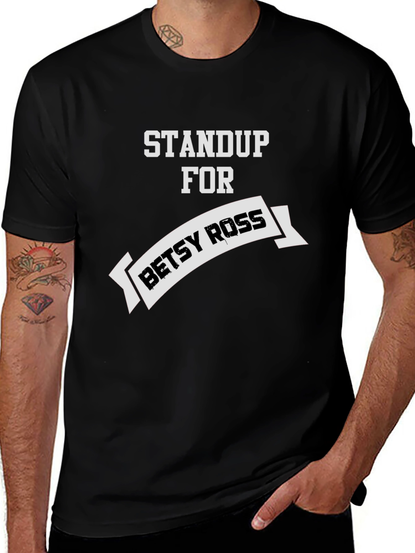 Variant 26 of Stand Up For Betsy Ross Graphic T-Shirt