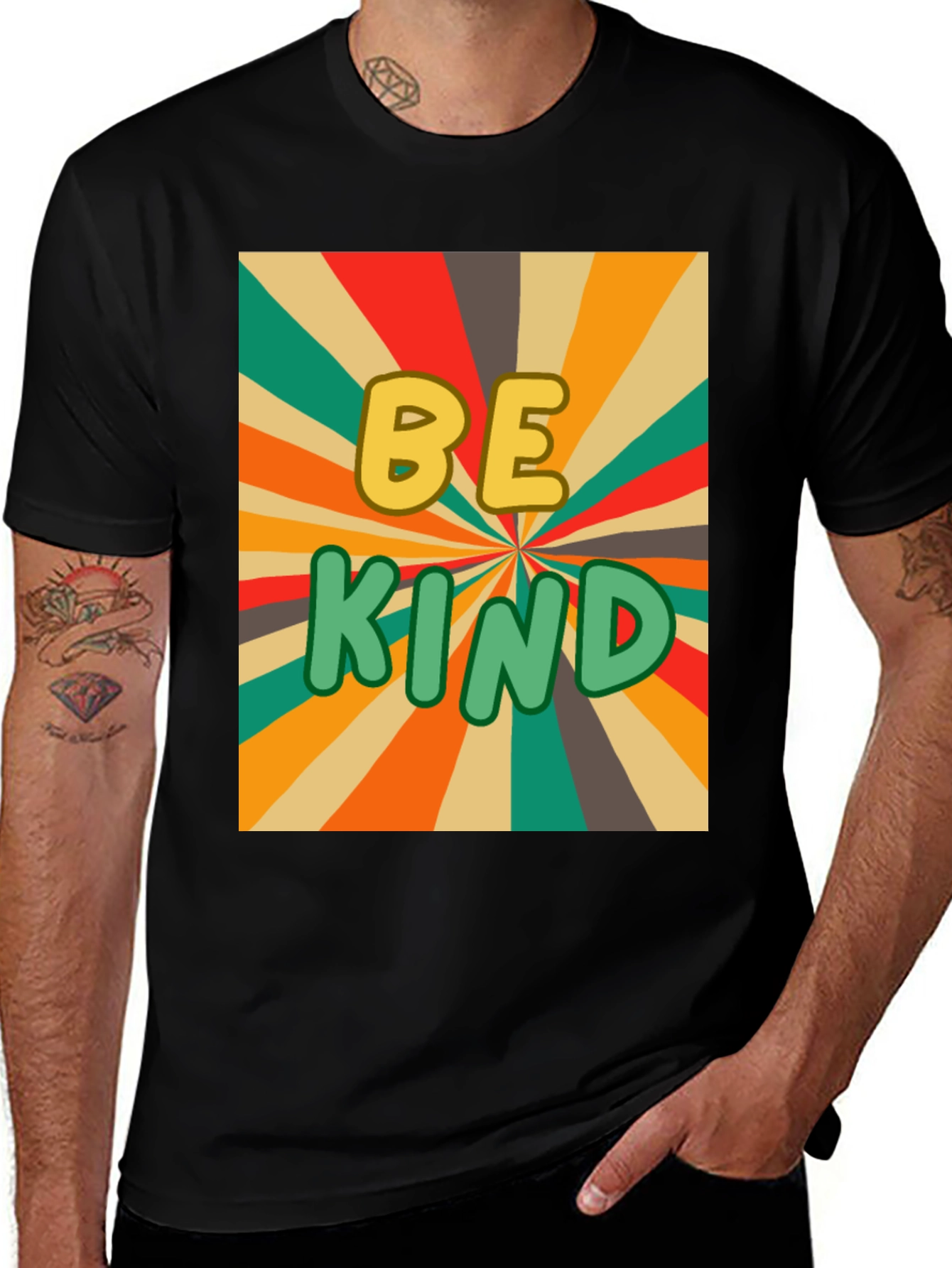 Variant 18 of Retro Be Kind Graphic T-Shirt