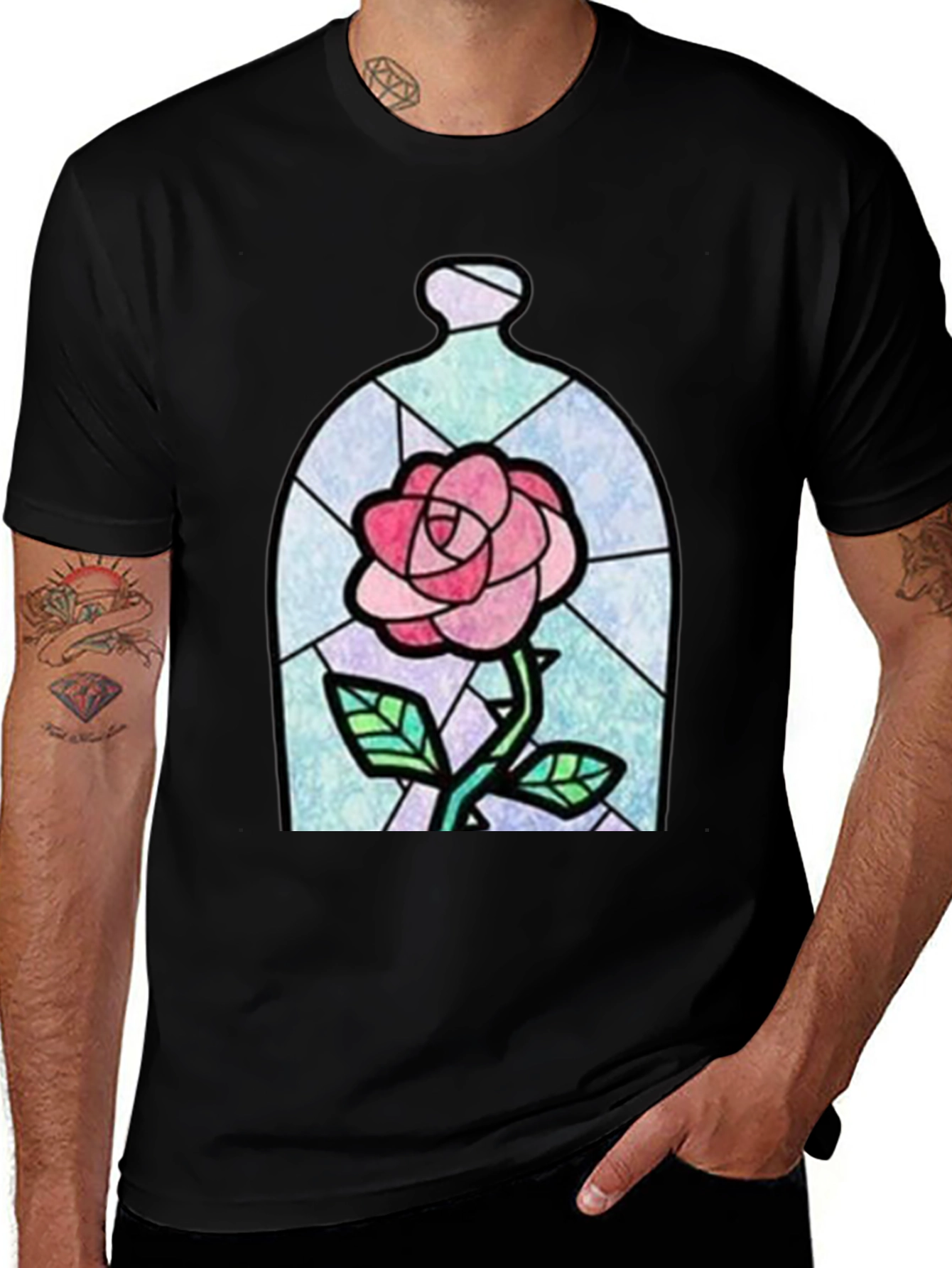 Enchanted Rose T-Shirt - Beauty and the Beast Inspired