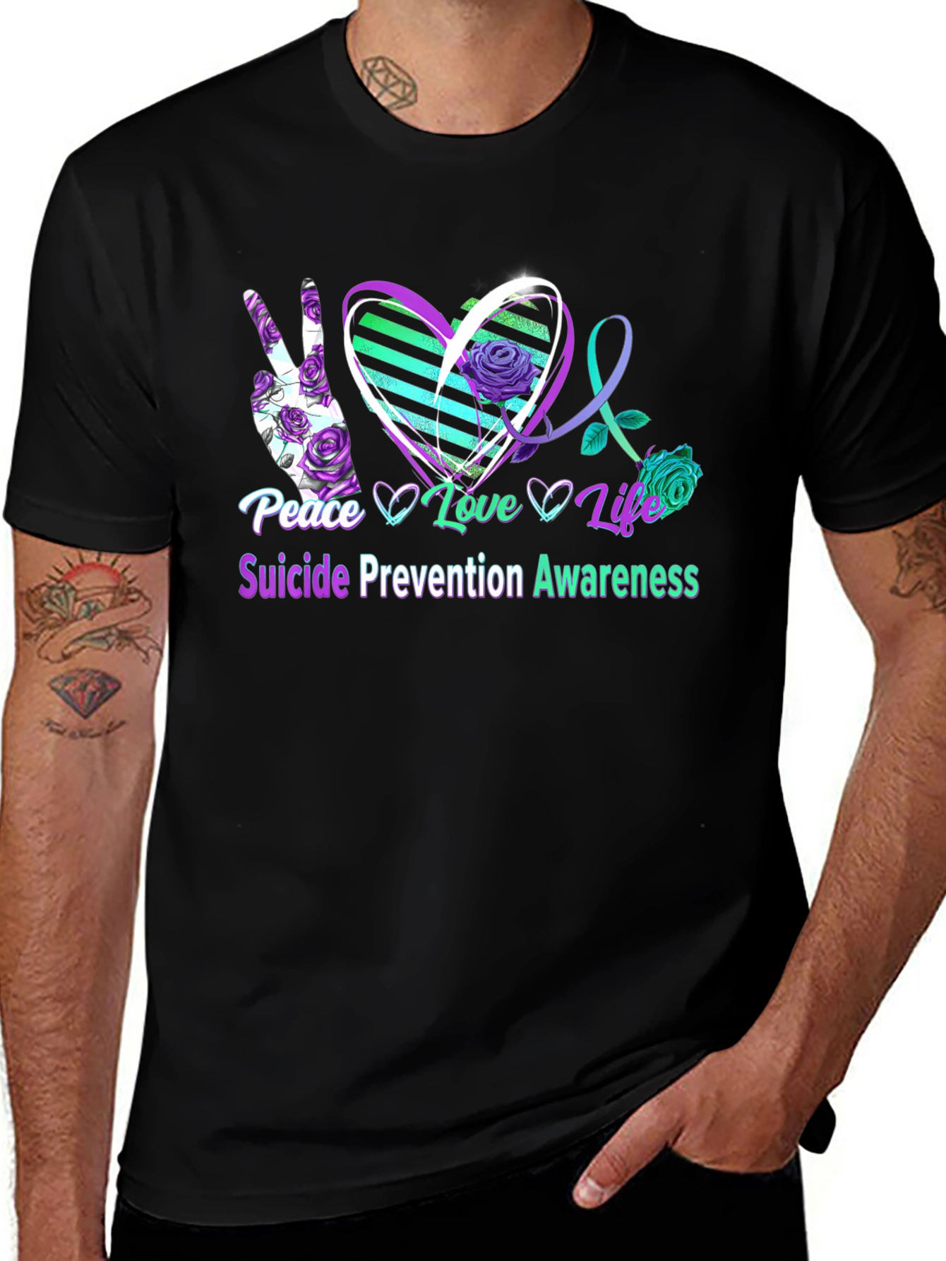 Suicide Prevention Awareness Graphic T-Shirt