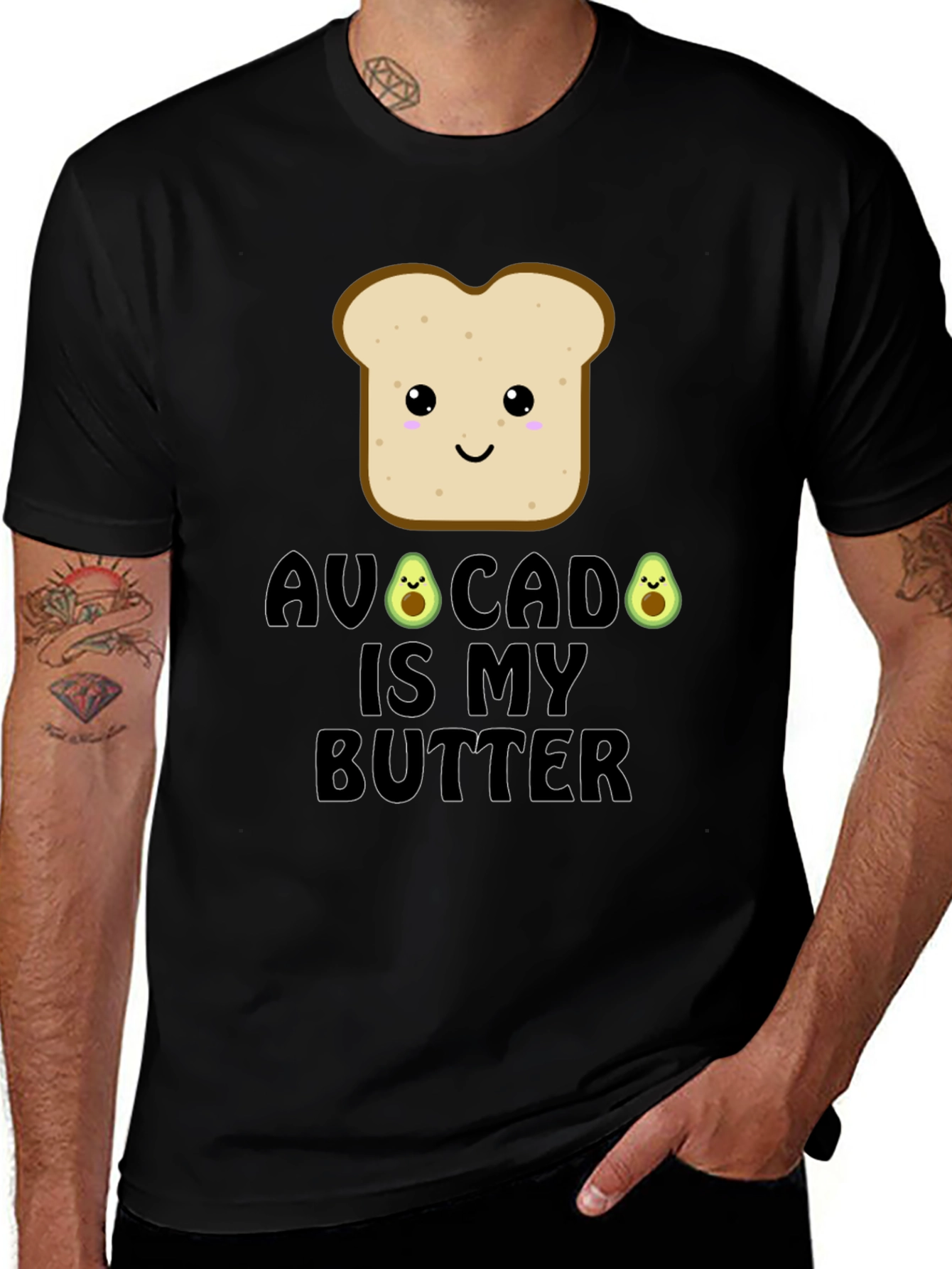 Variant 28 of Avocado Is My Butter Graphic T-Shirt