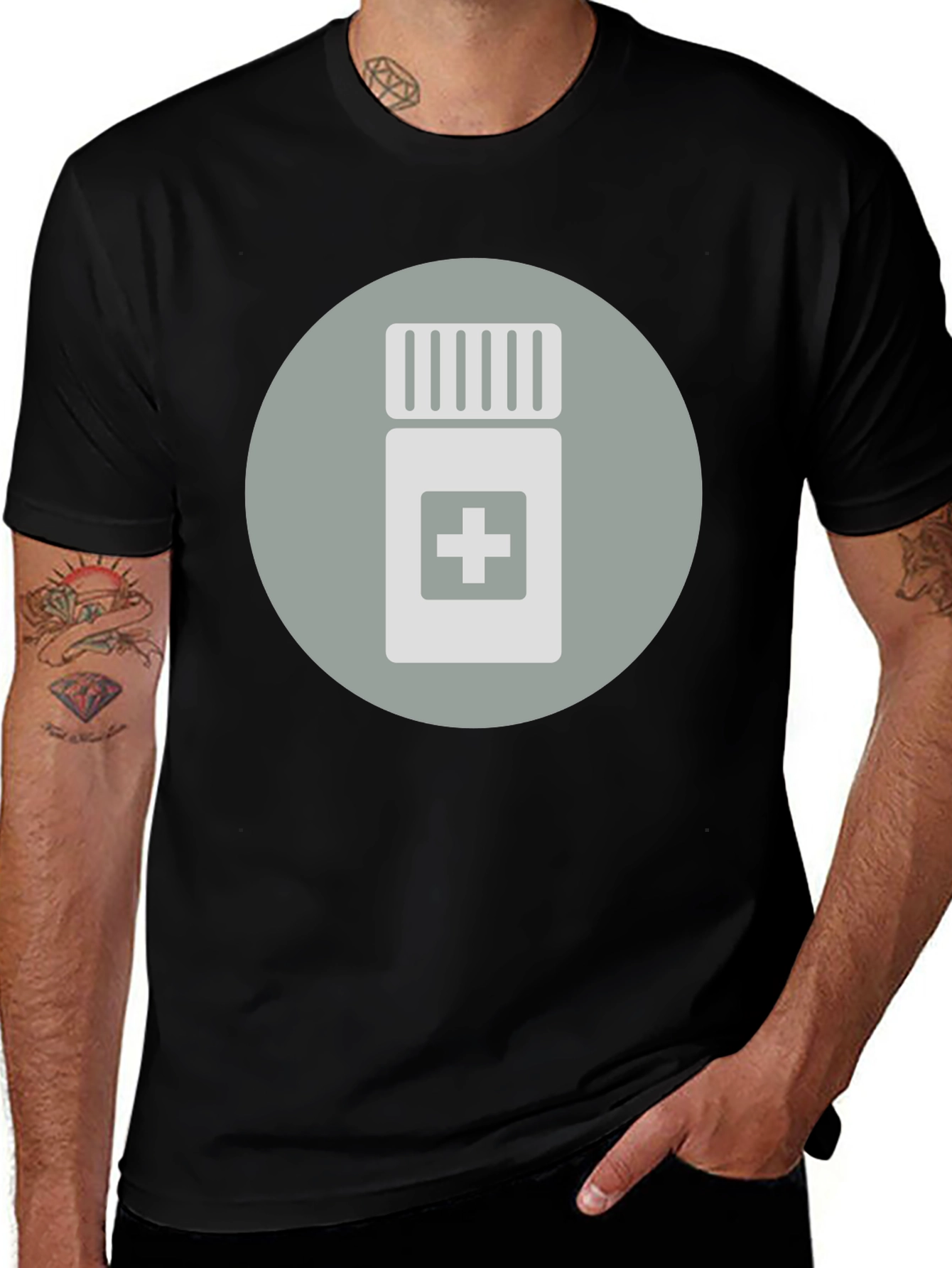 Variant 30 of Medical Pill Bottle Graphic Tee