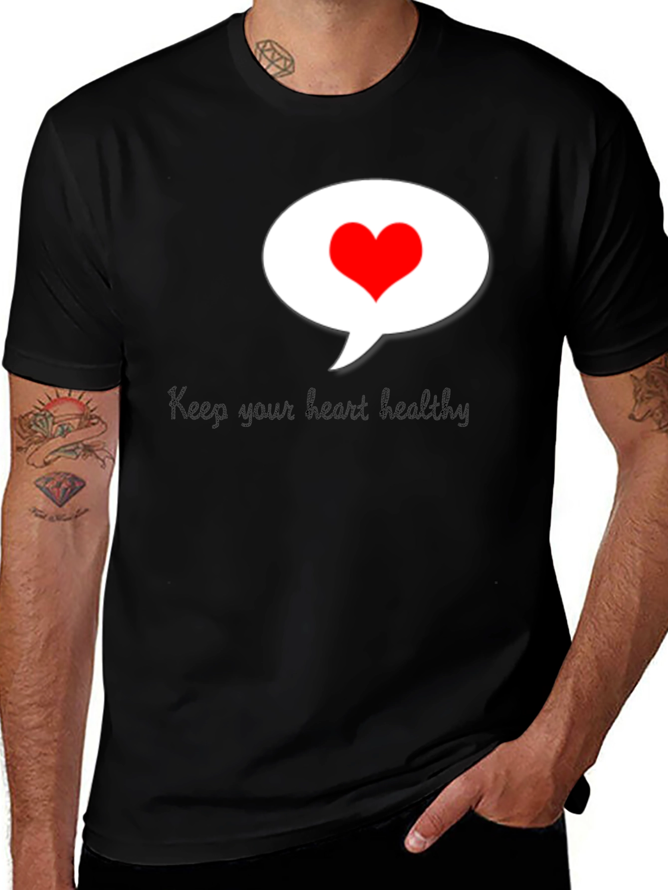Variant 26 of Heart Health T-Shirt - Stylish & Comfortable