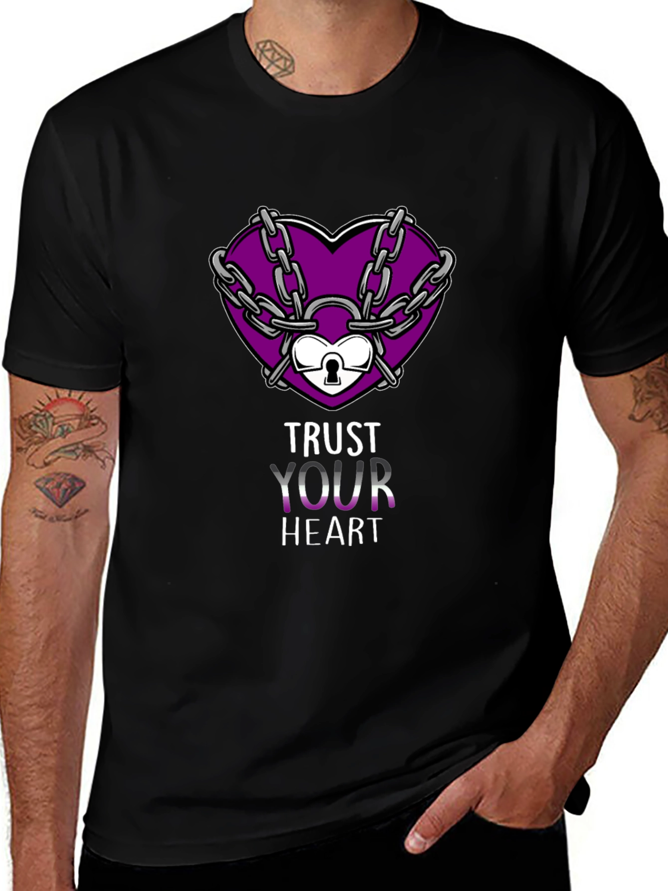 Variant 29 of Trust Your Heart Ace Pride T-Shirt