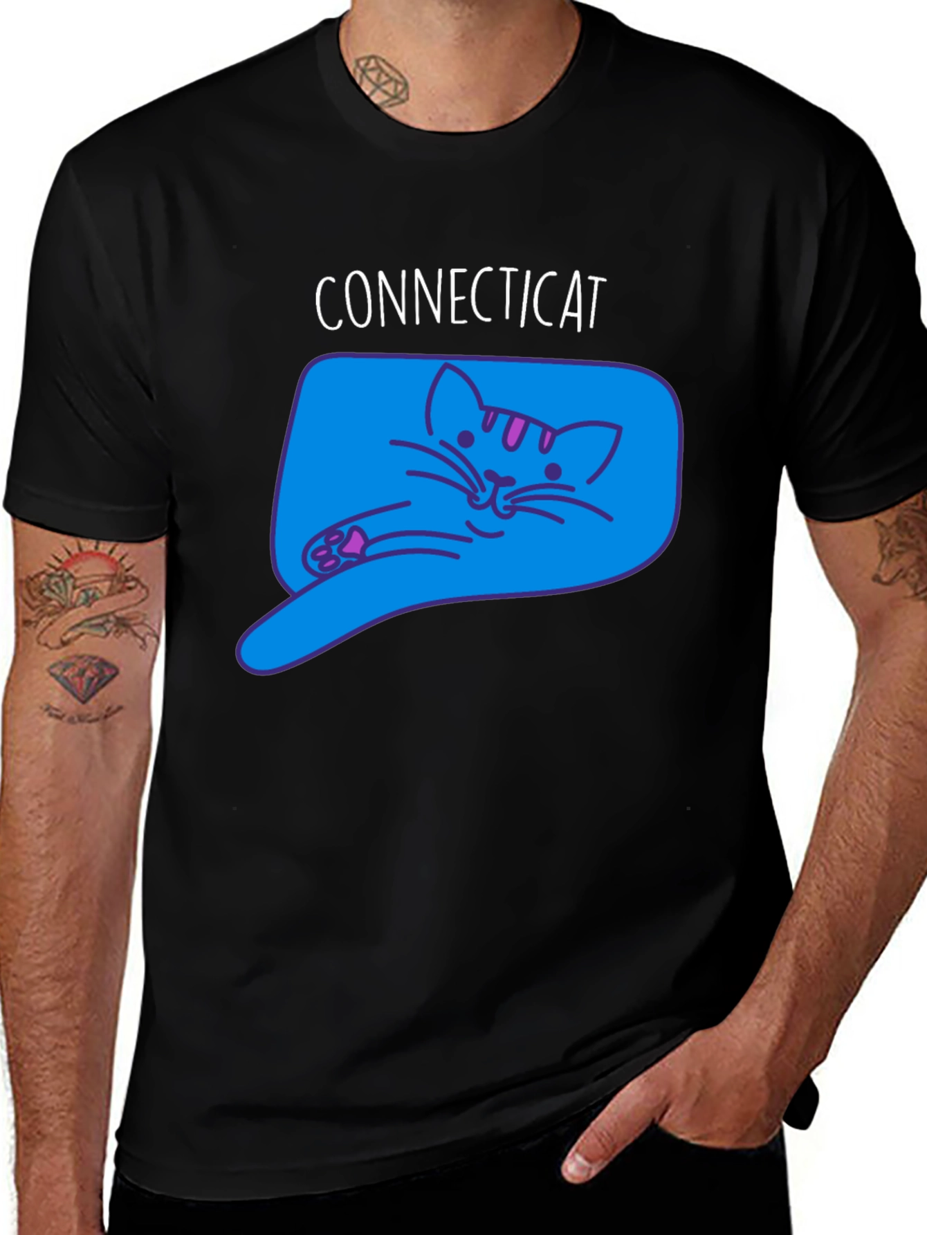 Connecticat T-Shirt - Novelty Cat Lover Tee
