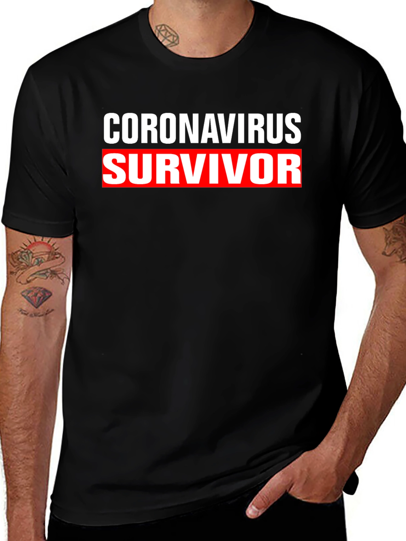 Variant 14 of Coronavirus Survivor Graphic Tee