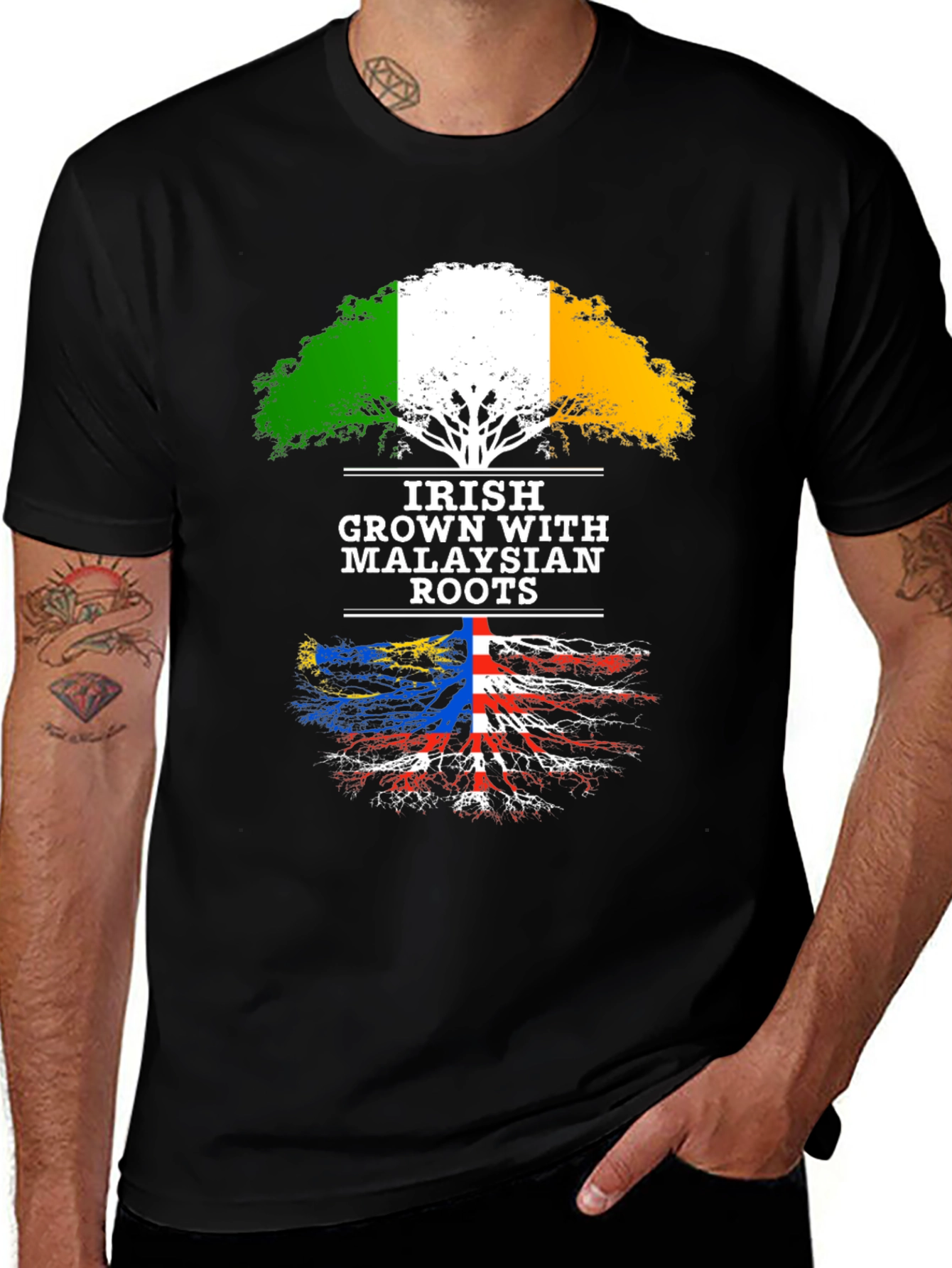 Irish Malaysian Roots T-Shirt