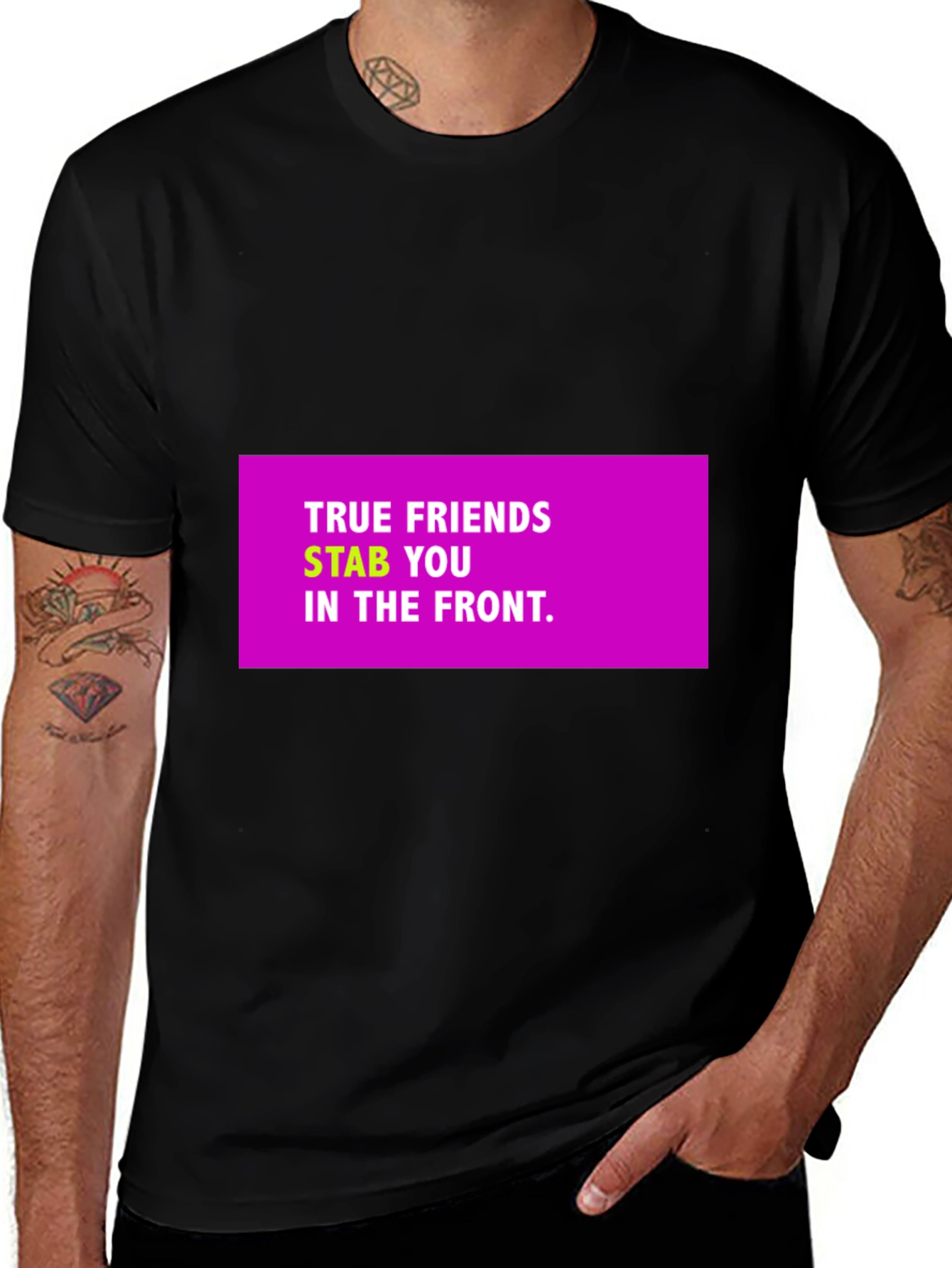 Variant 29 of True Friends Funny Graphic T-Shirt