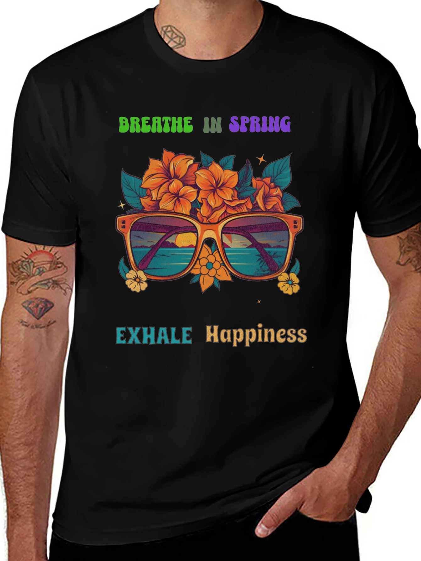 Variant 26 of Breathe in Spring Graphic Tee