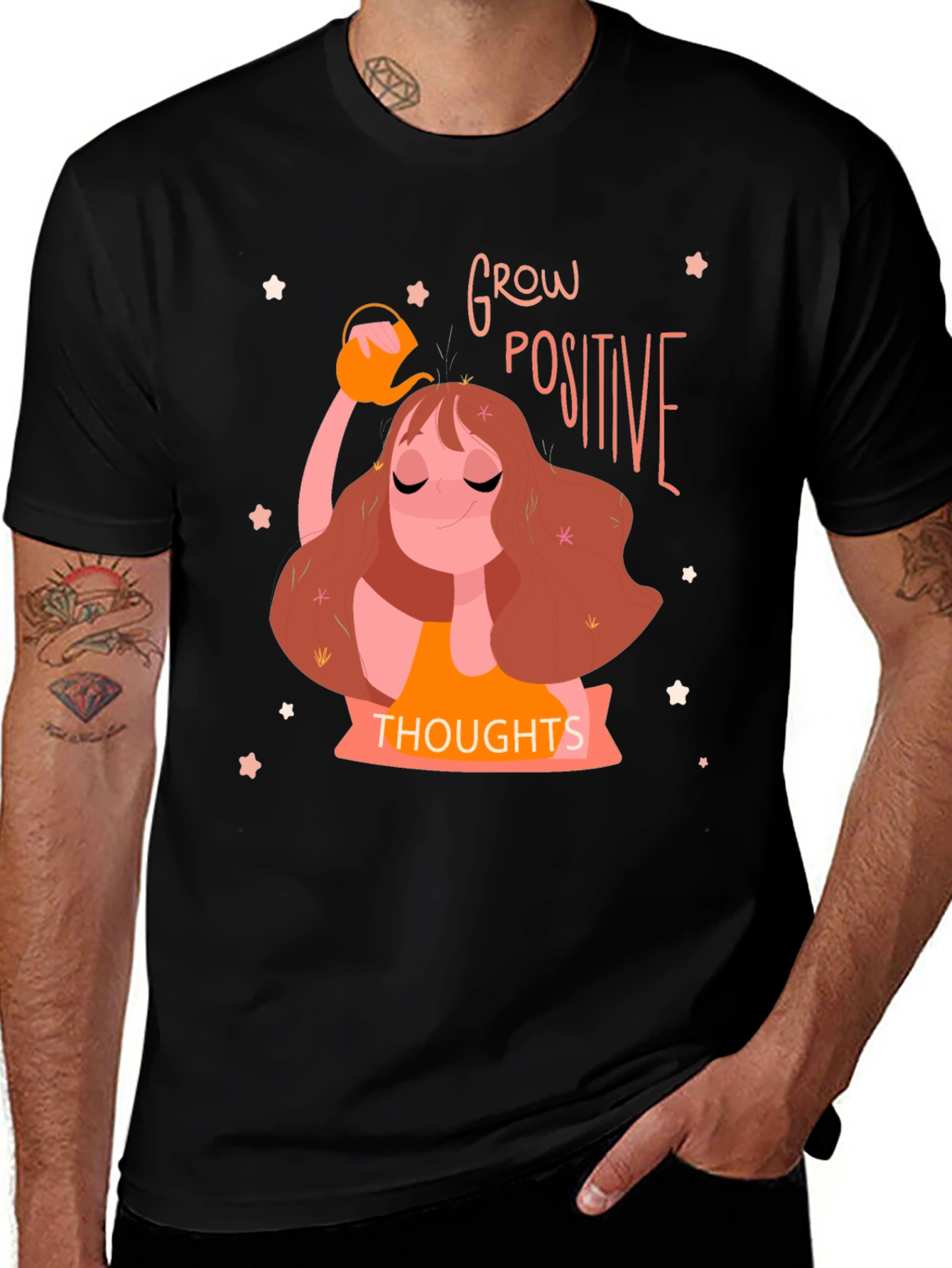 Variant 5 of Grow Positive Thoughts T-Shirt