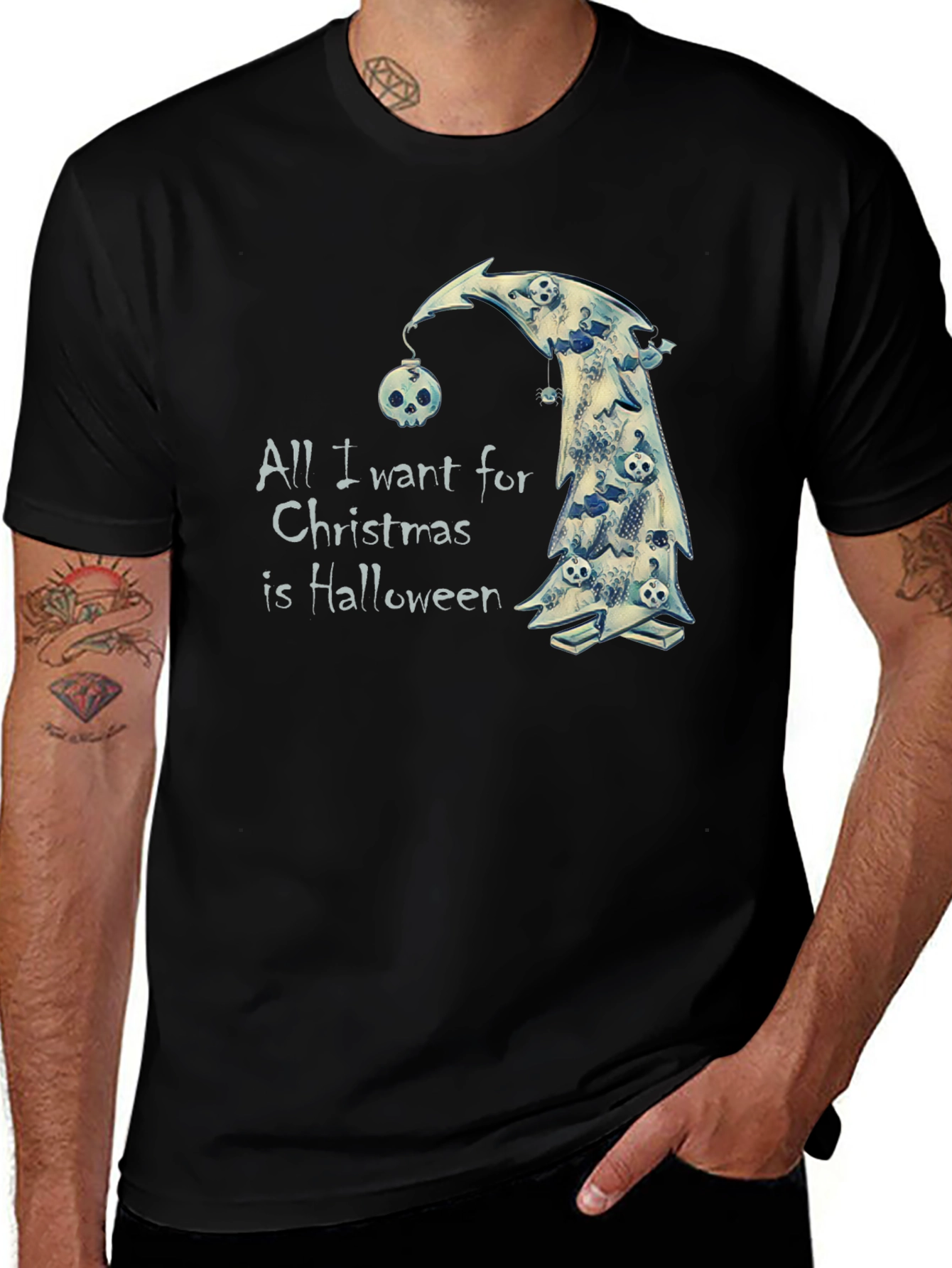 Variant 14 of Halloween Christmas T-Shirt