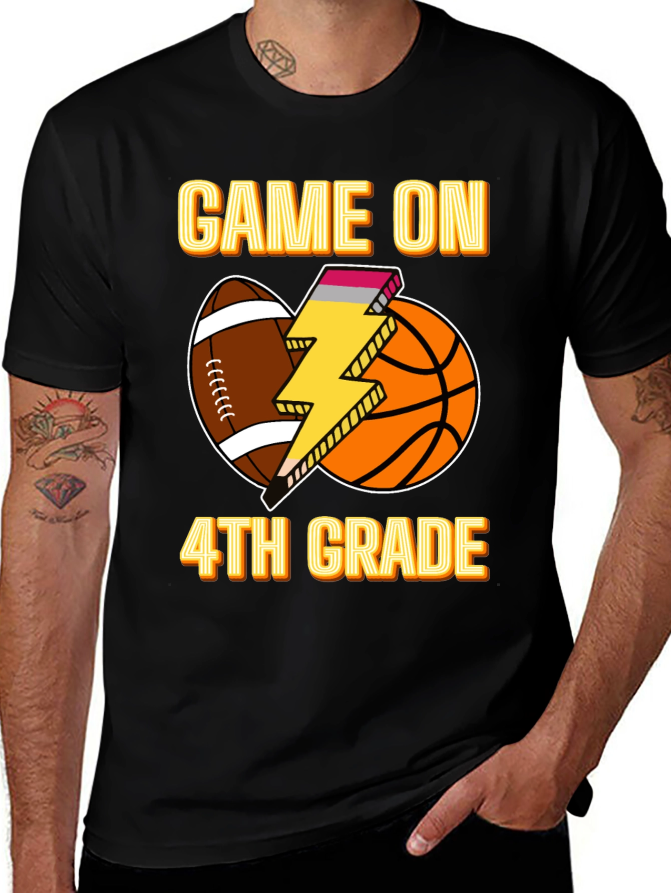 Game On 4th Grade Sports T-Shirt