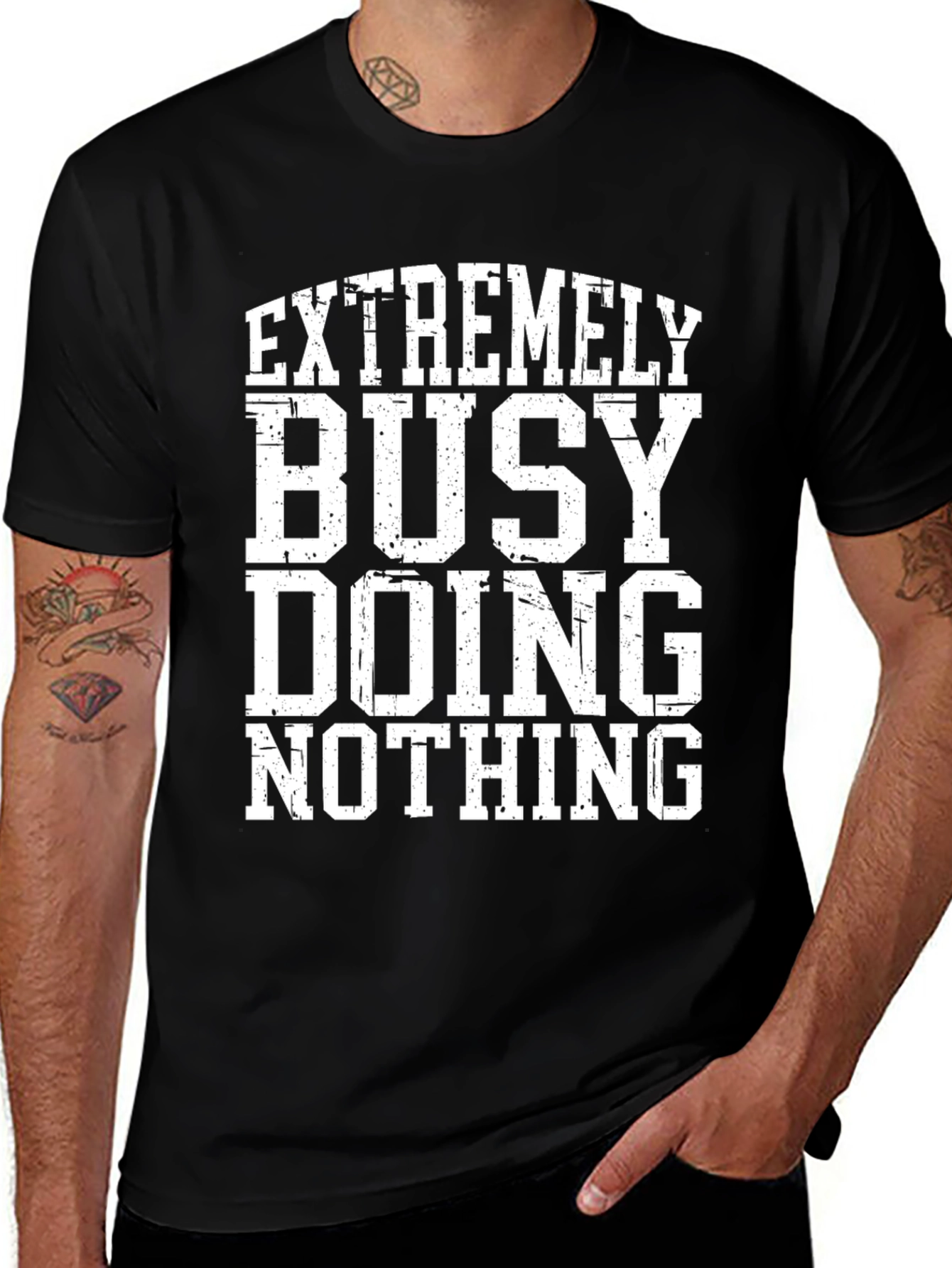 Variant 13 of Extremely Busy Doing Nothing Graphic Tee