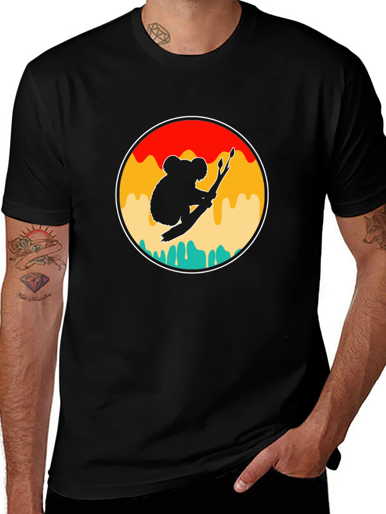 Retro Koala Graphic T-Shirt - Unisex Cotton Tee