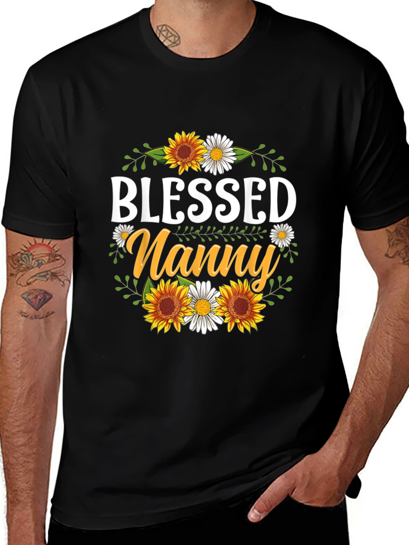 Variant 16 of Blessed Nanny Sunflower T-Shirt