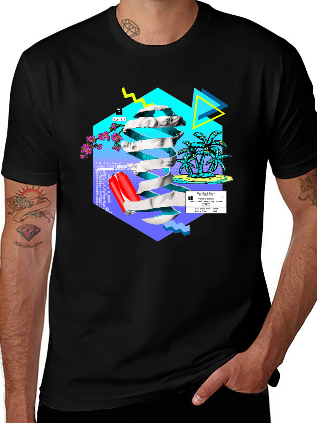 Retro Vaporwave T-Shirt - 90s Aesthetic Graphic Tee