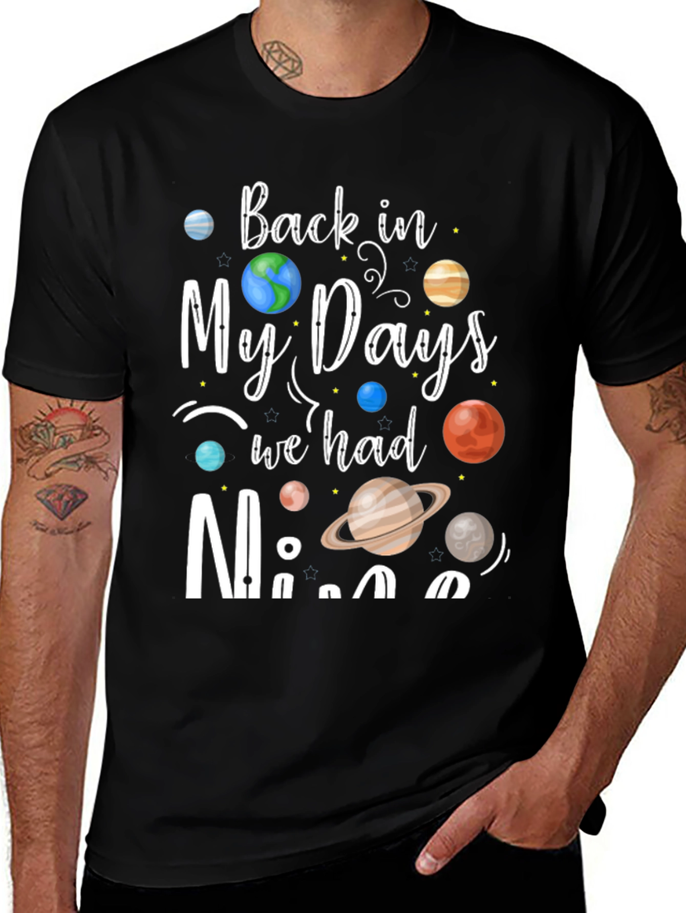 Variant 5 of Back in My Days Planet T-Shirt