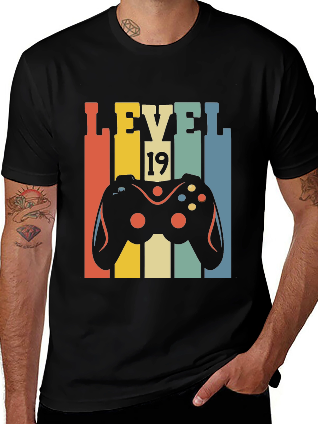 Level 19 Gamer T-Shirt - Birthday Gift