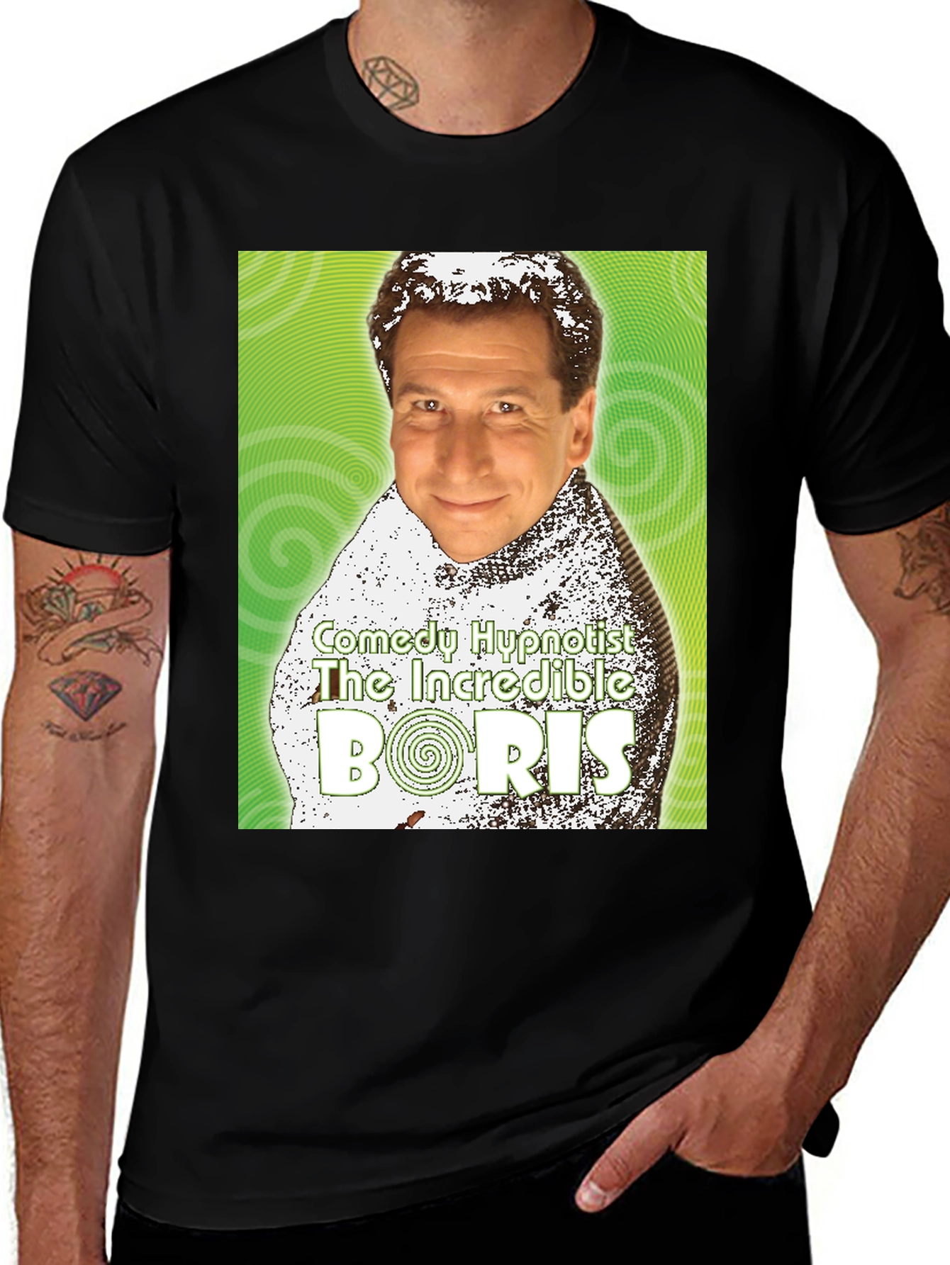 Variant 12 of Comedy Hypnotist T-Shirt - The Incredible Boris Graphic Tee