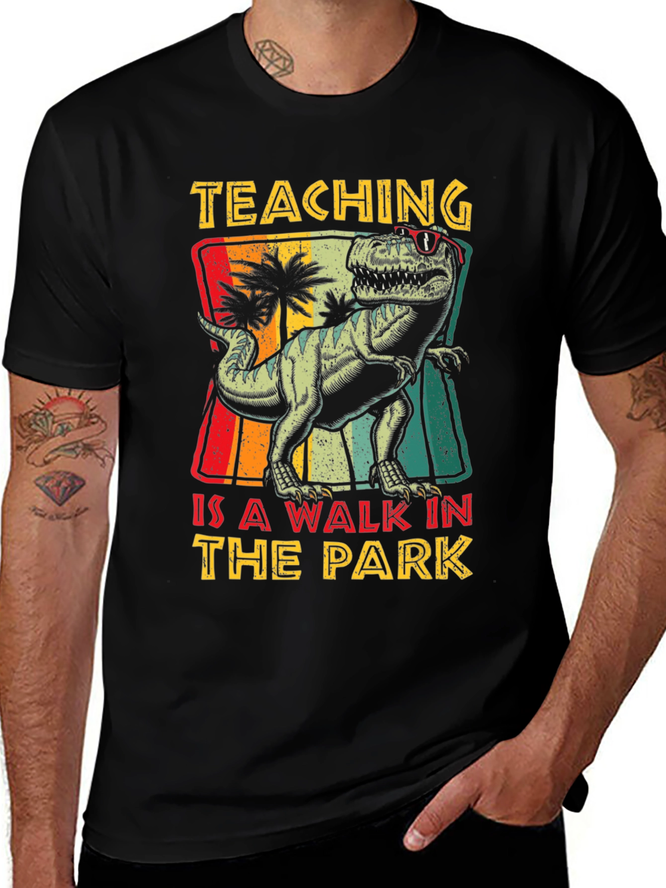 Variant 2 of Teaching is a Walk in the Park T-Shirt