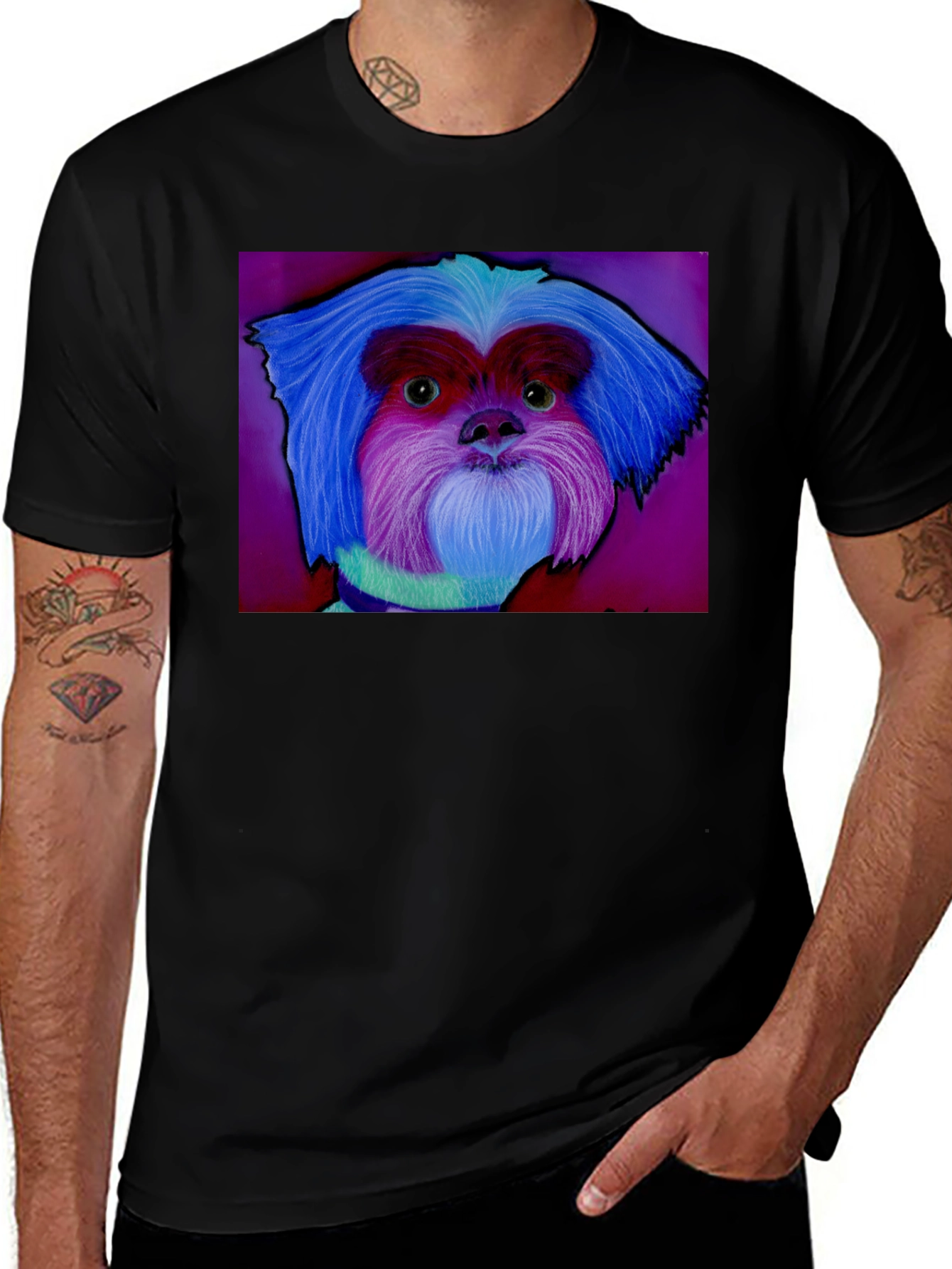 Variant 15 of Dog Graphic Tee - Quirky Pet Lover Shirt