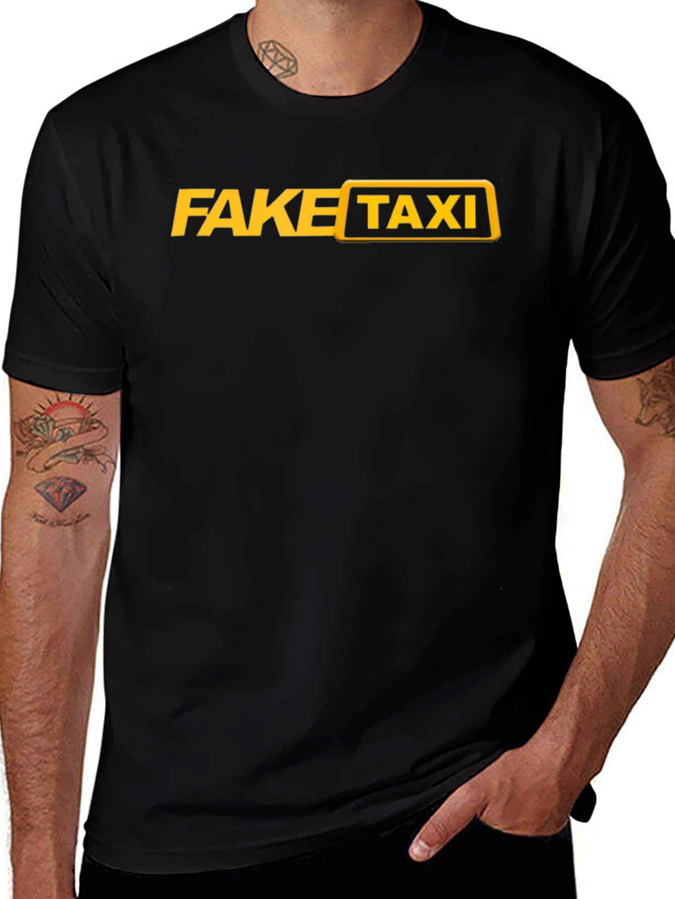 Variant 15 of Fake Taxi Graphic Tee - Adult Humor T-Shirt