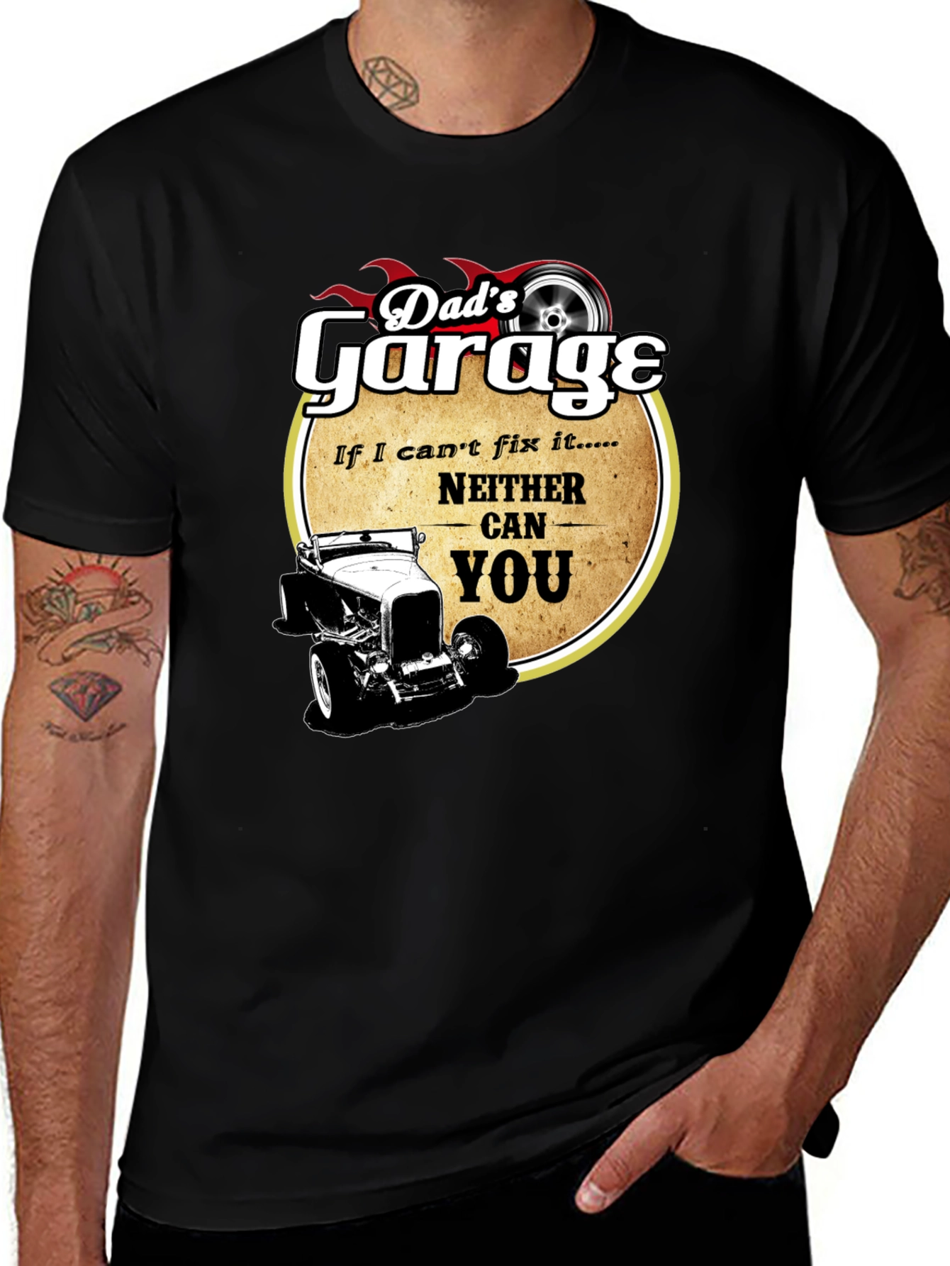 Dad's Garage T-Shirt - Funny Car Lover Tee