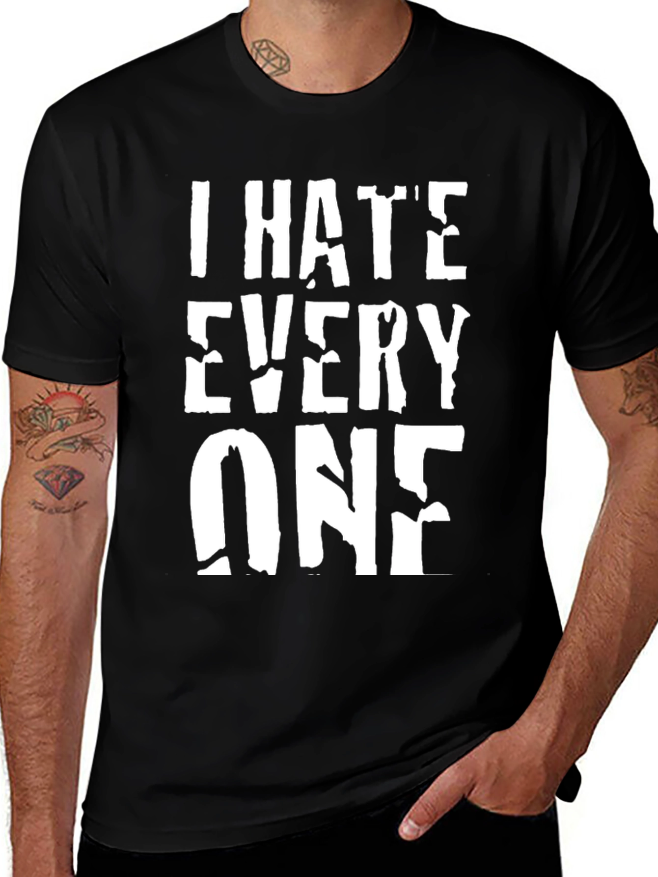 Variant 23 of I Hate Everyone T-Shirt - Bold Statement Tee