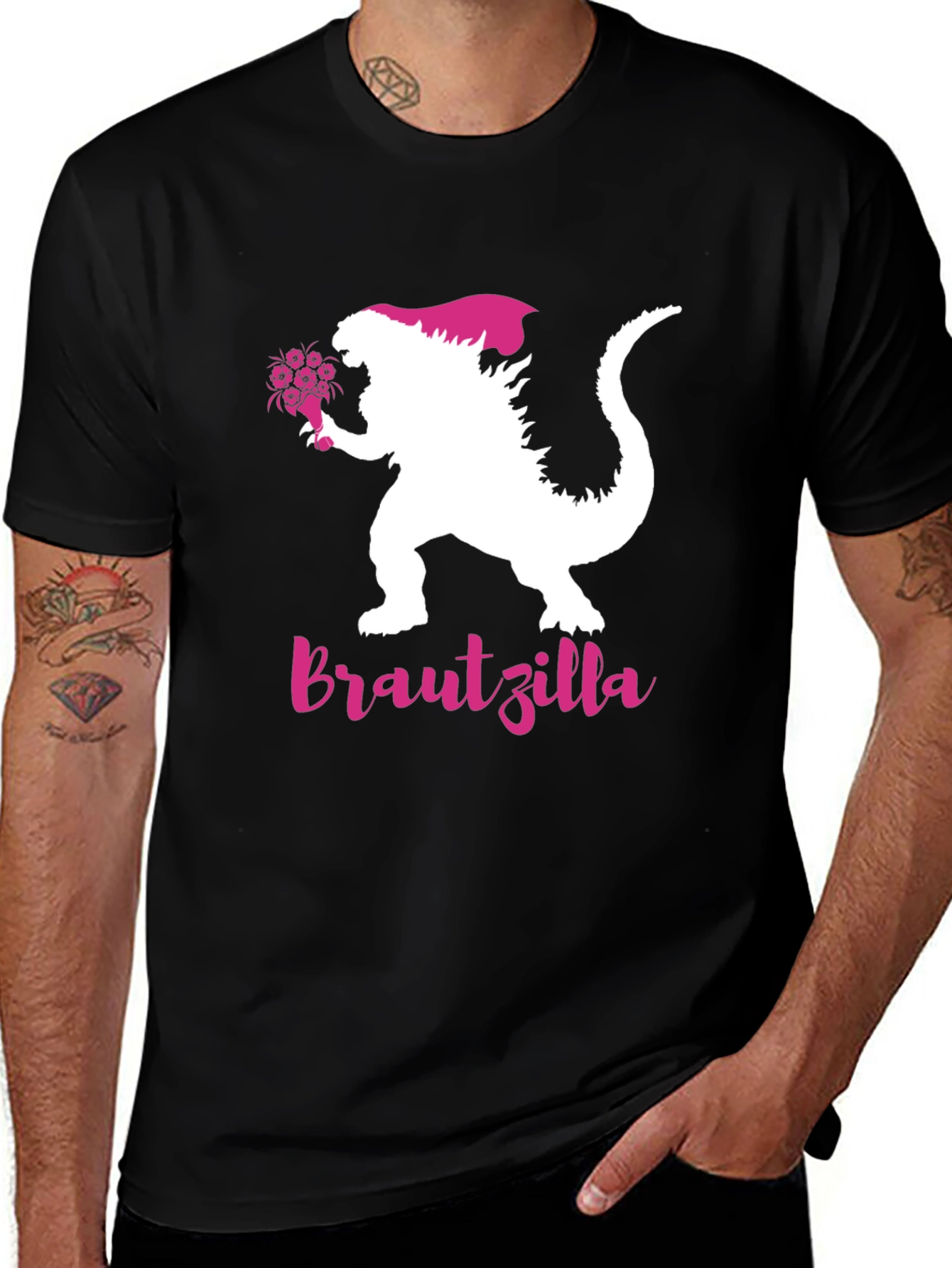 Brautzilla T-Shirt - Bride Godzilla Tee