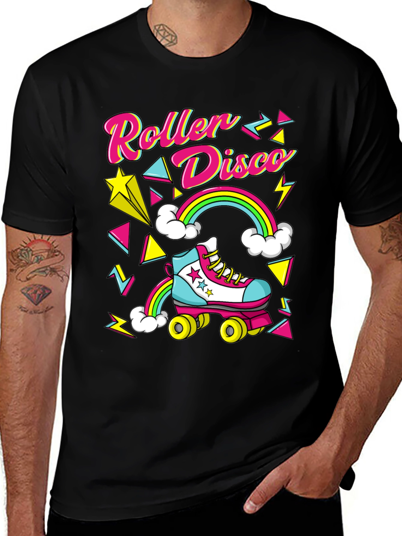 Variant 5 of Retro Roller Disco T-Shirt