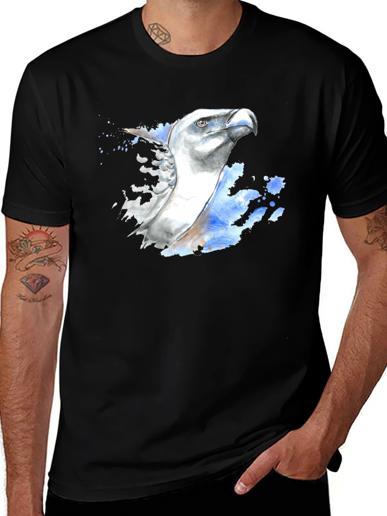 Variant 12 of Watercolor Eagle T-Shirt