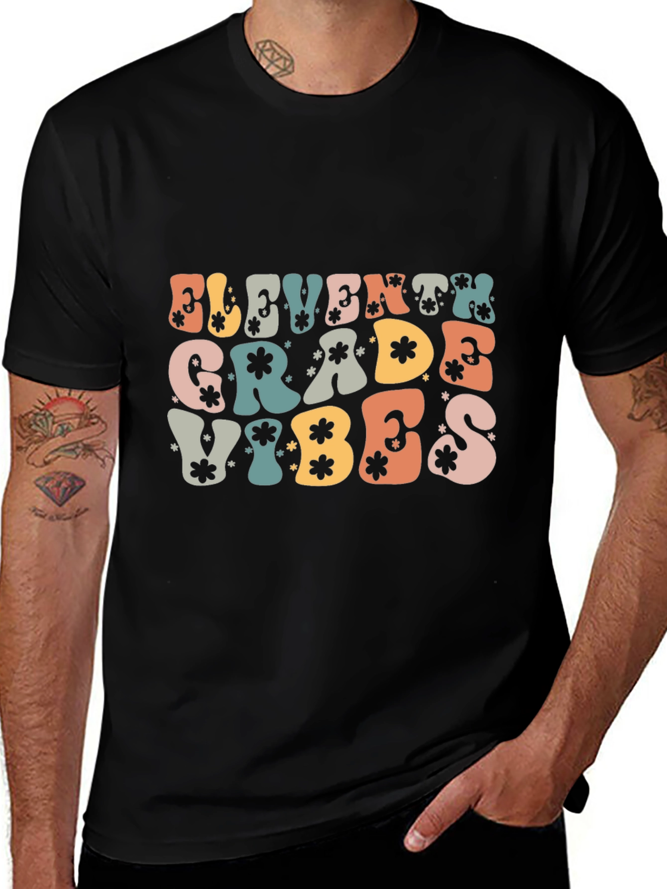 Variant 27 of Eleventh Grade Vibes T-Shirt