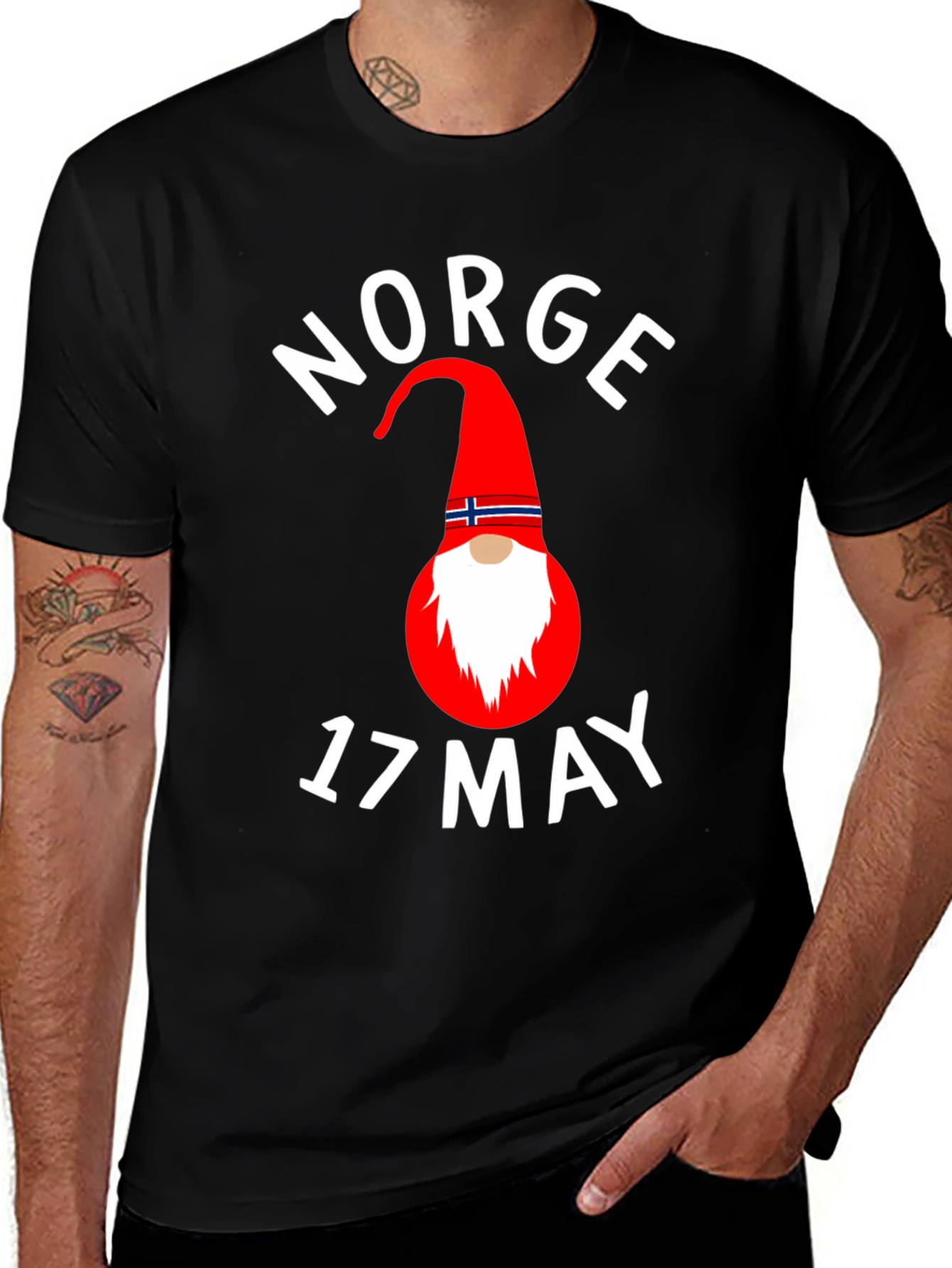 Norge 17 May Norwegian Gnome T-Shirt