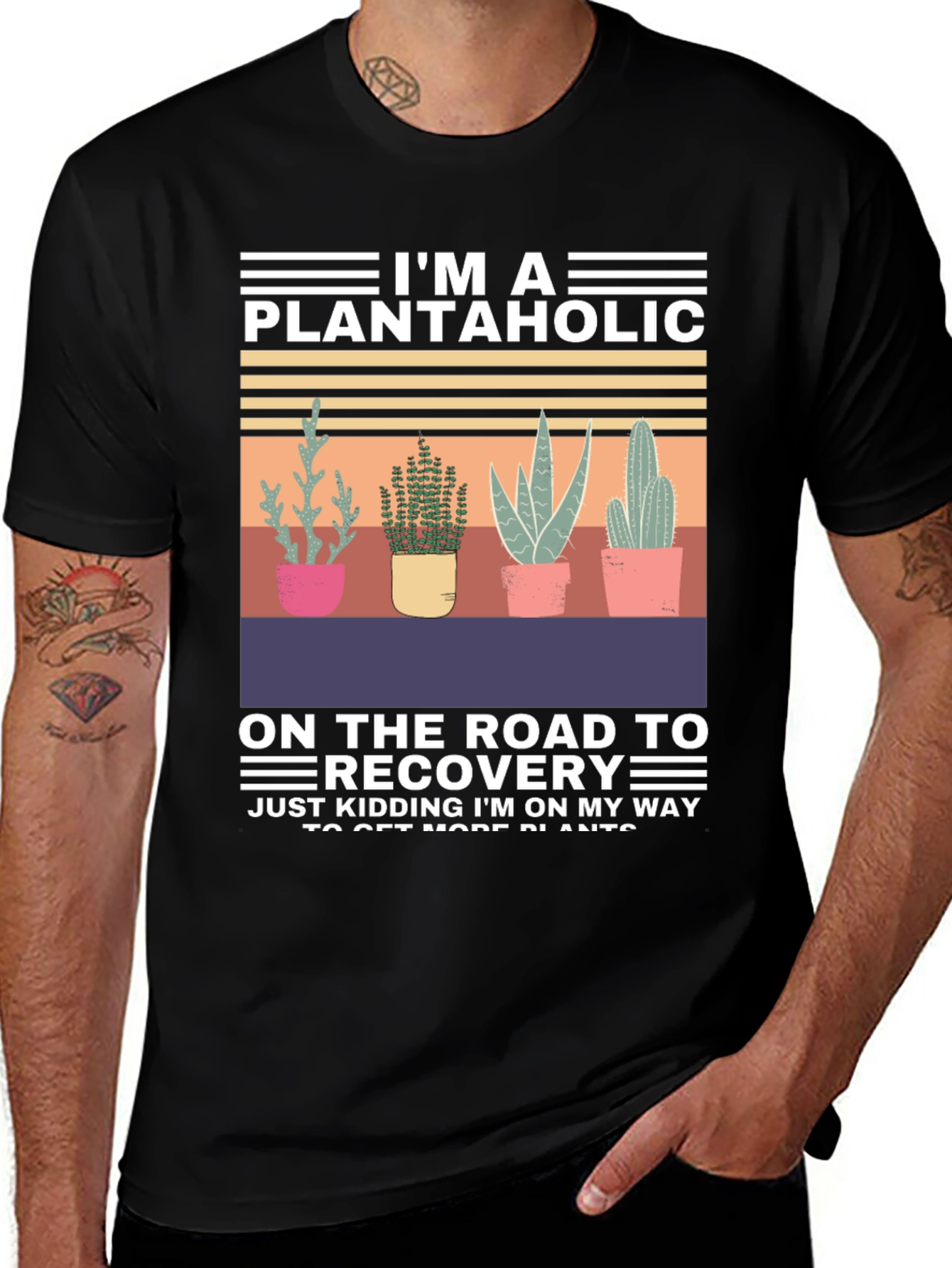 Variant 19 of Plantaholic Graphic Tee - On the Road to Recovery