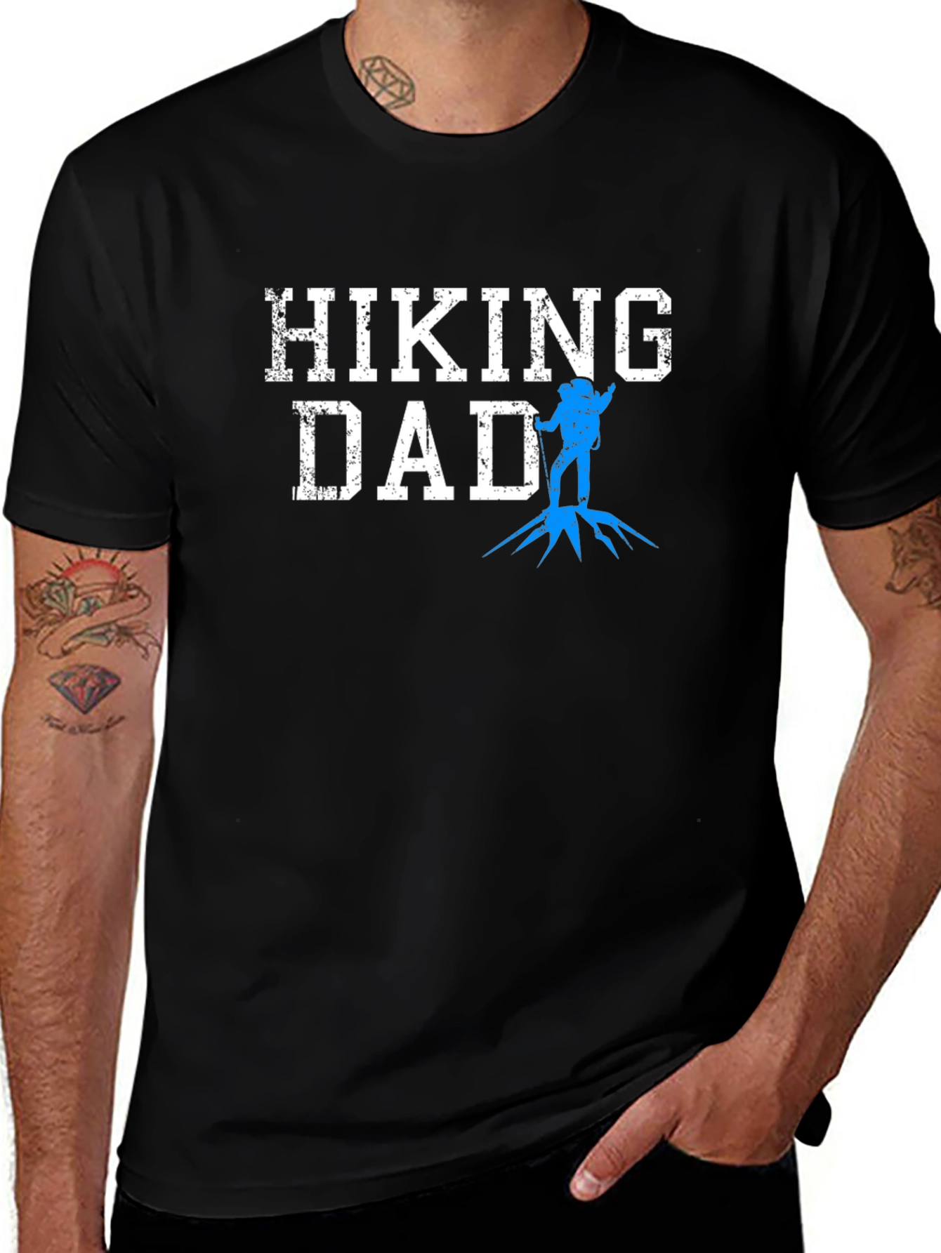 Variant 30 of Hiking Dad T-Shirt - Outdoor Adventure Apparel